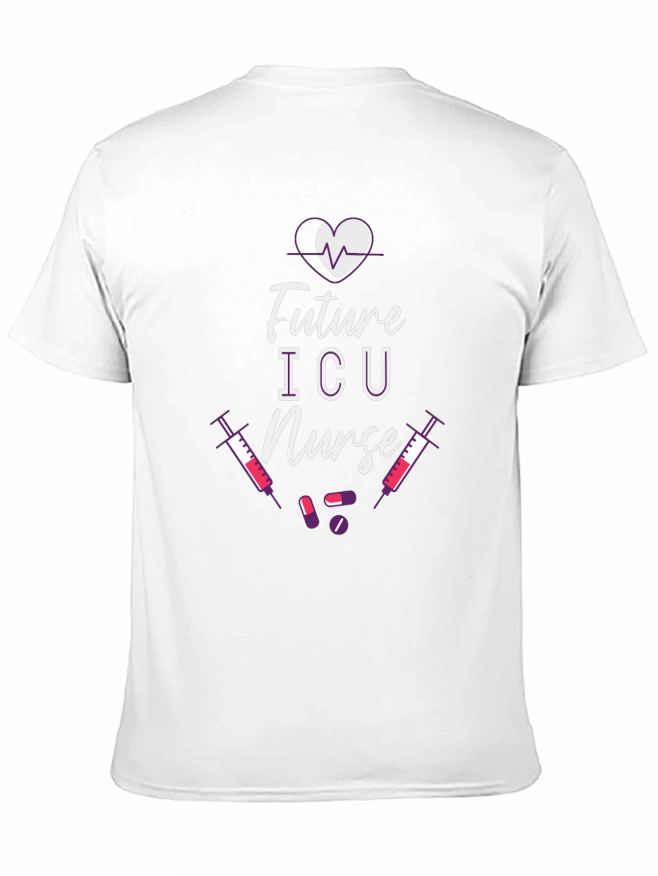 Black Future ICU Nurse T-Shirt view 11