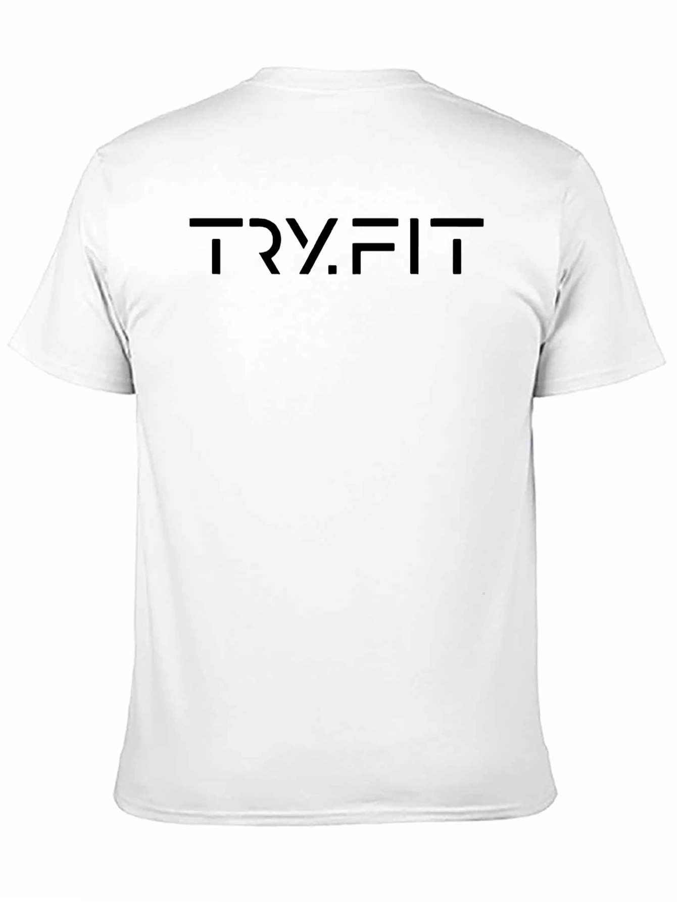 Black TRY.FIT Black Crew Neck T-Shirt - Modern & Minimalist view 11