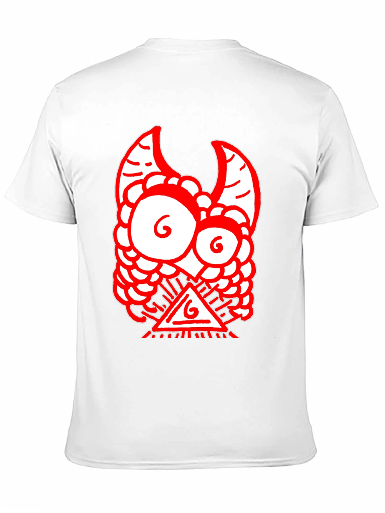 Black Red Monster Graphic Black T-Shirt view 11