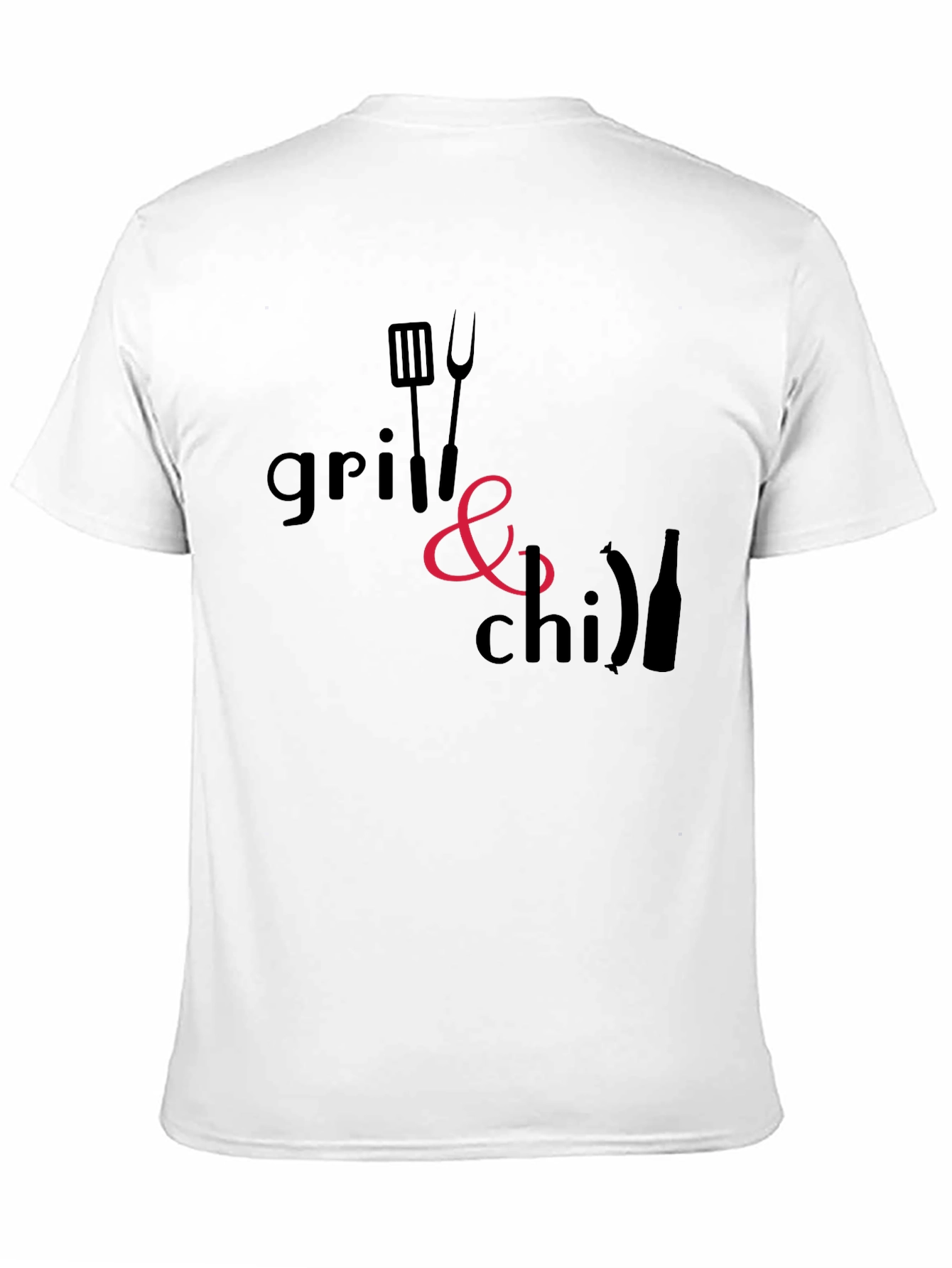 Black Grill & Chill Black T-Shirt - BBQ Ready view 11