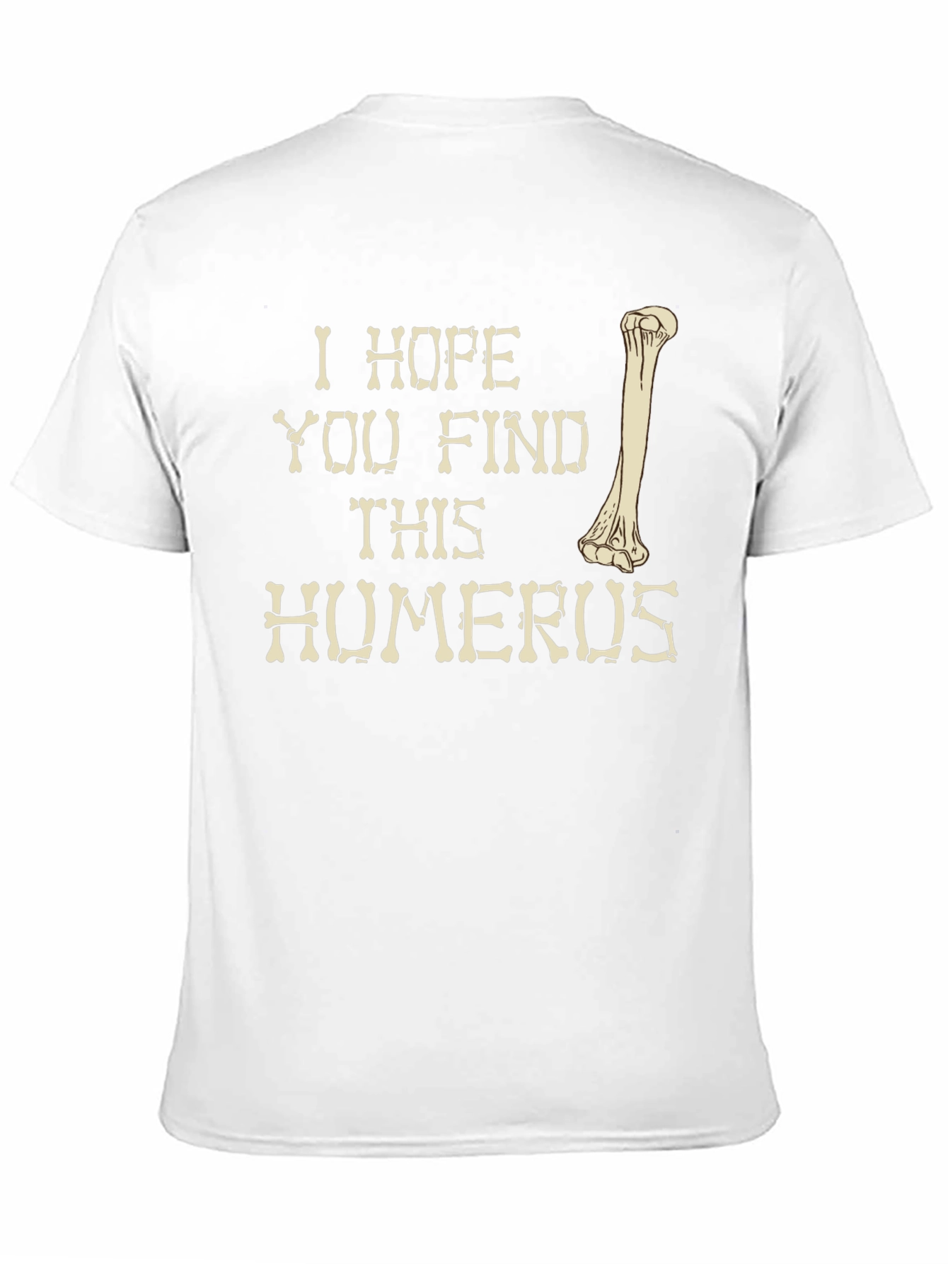 Black Humorous Bone Graphic T-Shirt view 11