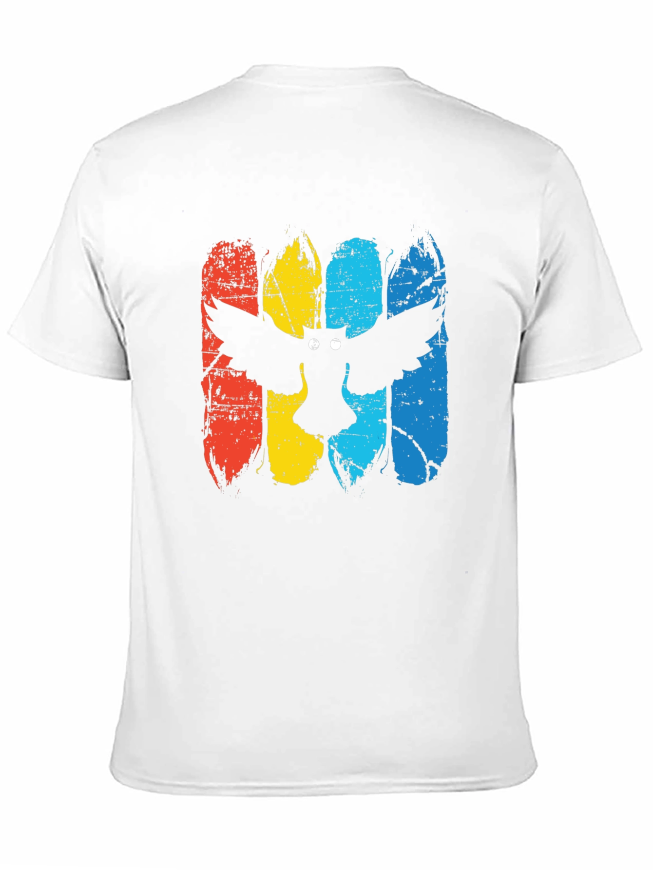 Black Retro Owl Graphic Print Black Tee view 11