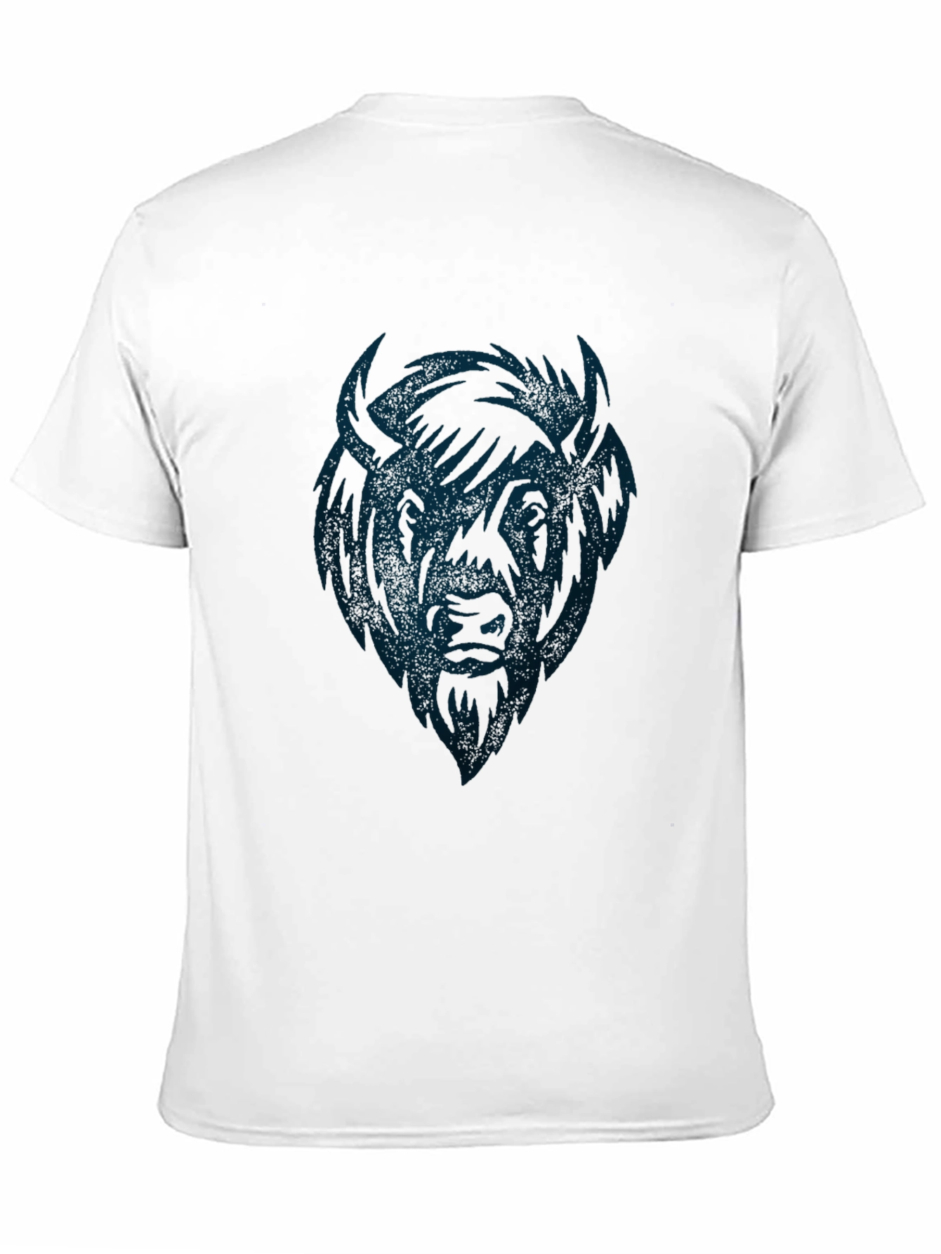 Black Black Bison Graphic Tee - Soft Cotton Crew Neck view 11