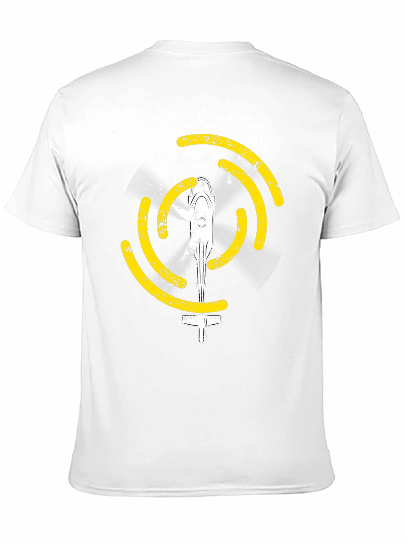 Black Helicopter Graphic Tee - Black Cotton T-Shirt view 11