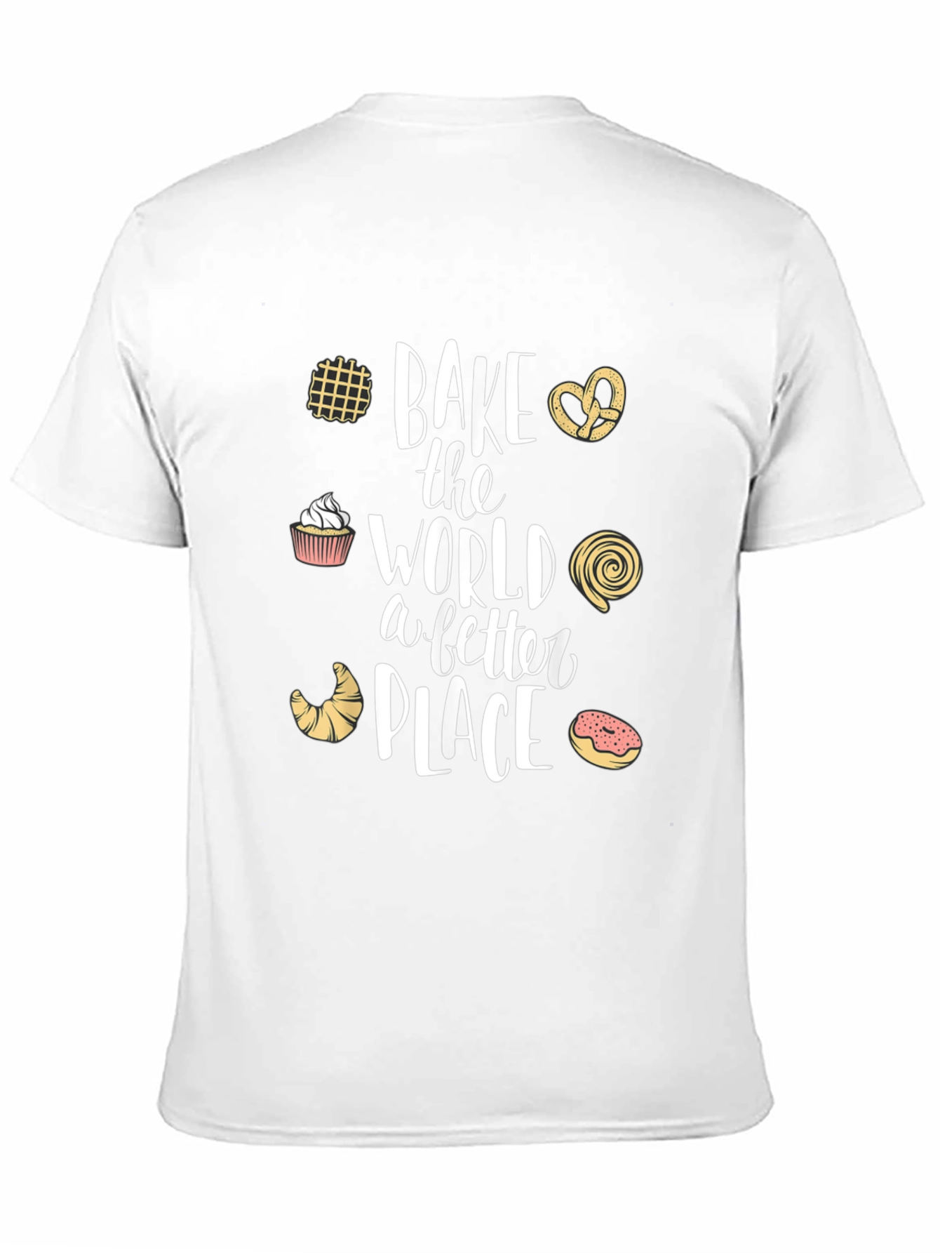 Black Bake the World Better T-Shirt view 11