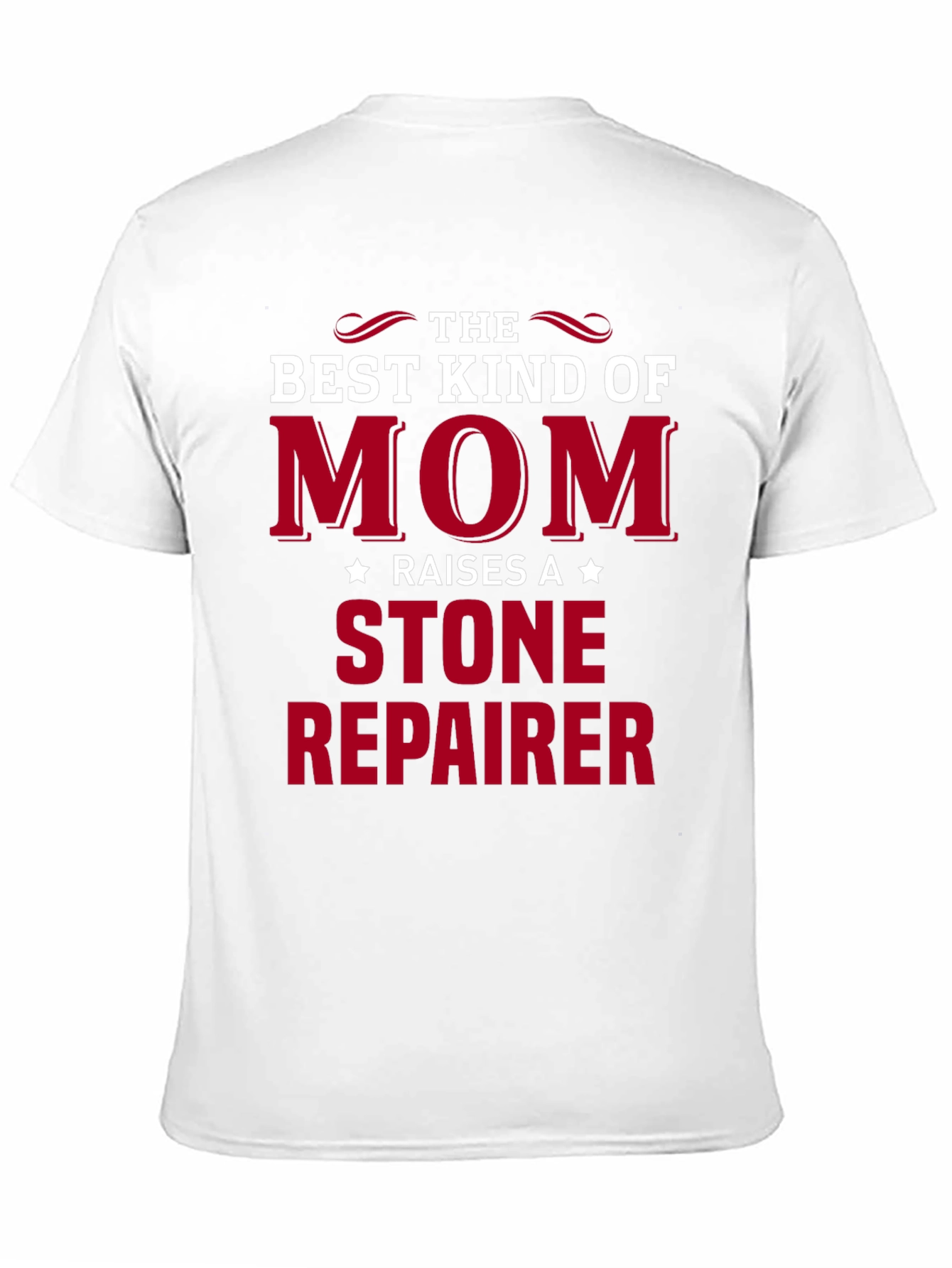 Black Best Kind of Mom Stone Repairer T-Shirt view 11