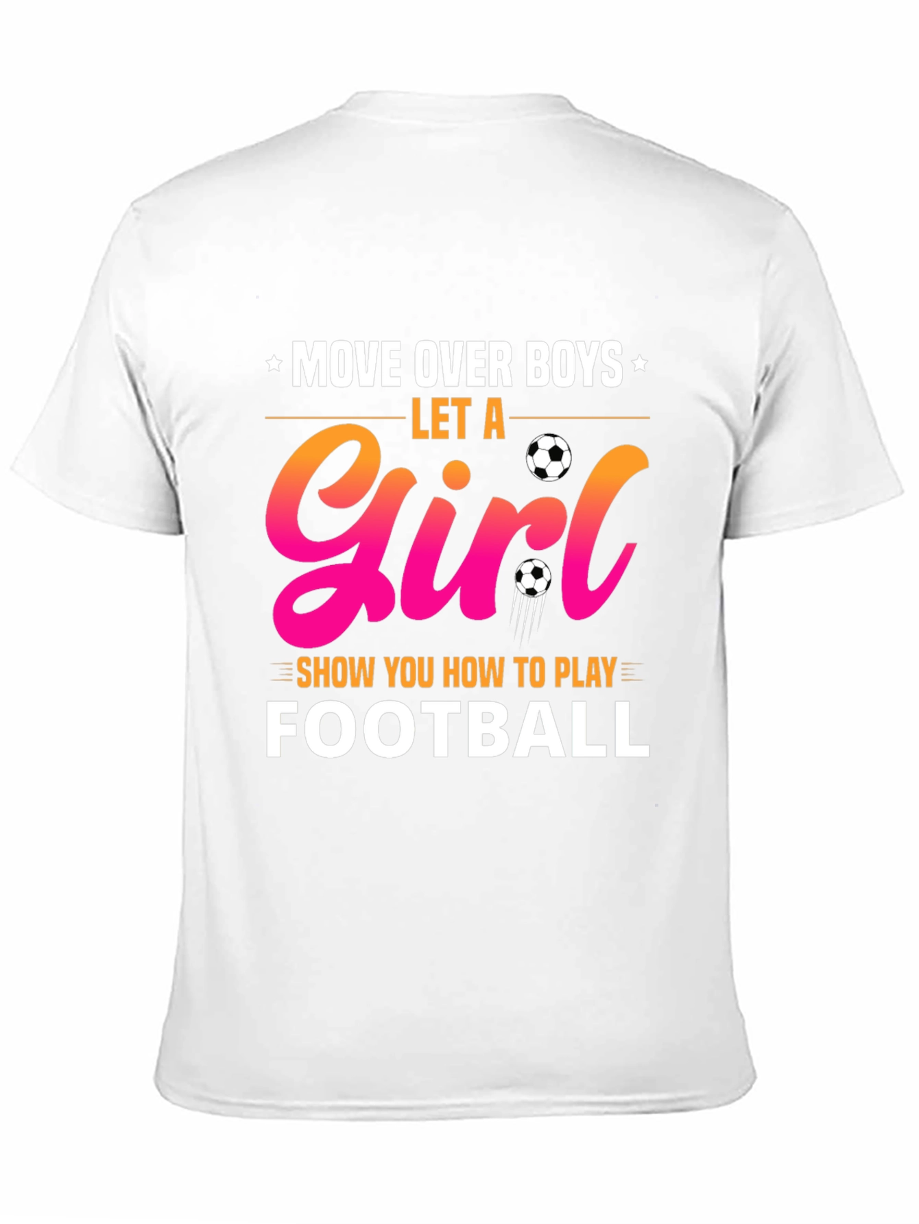 Girl's Football T-Shirt - 11