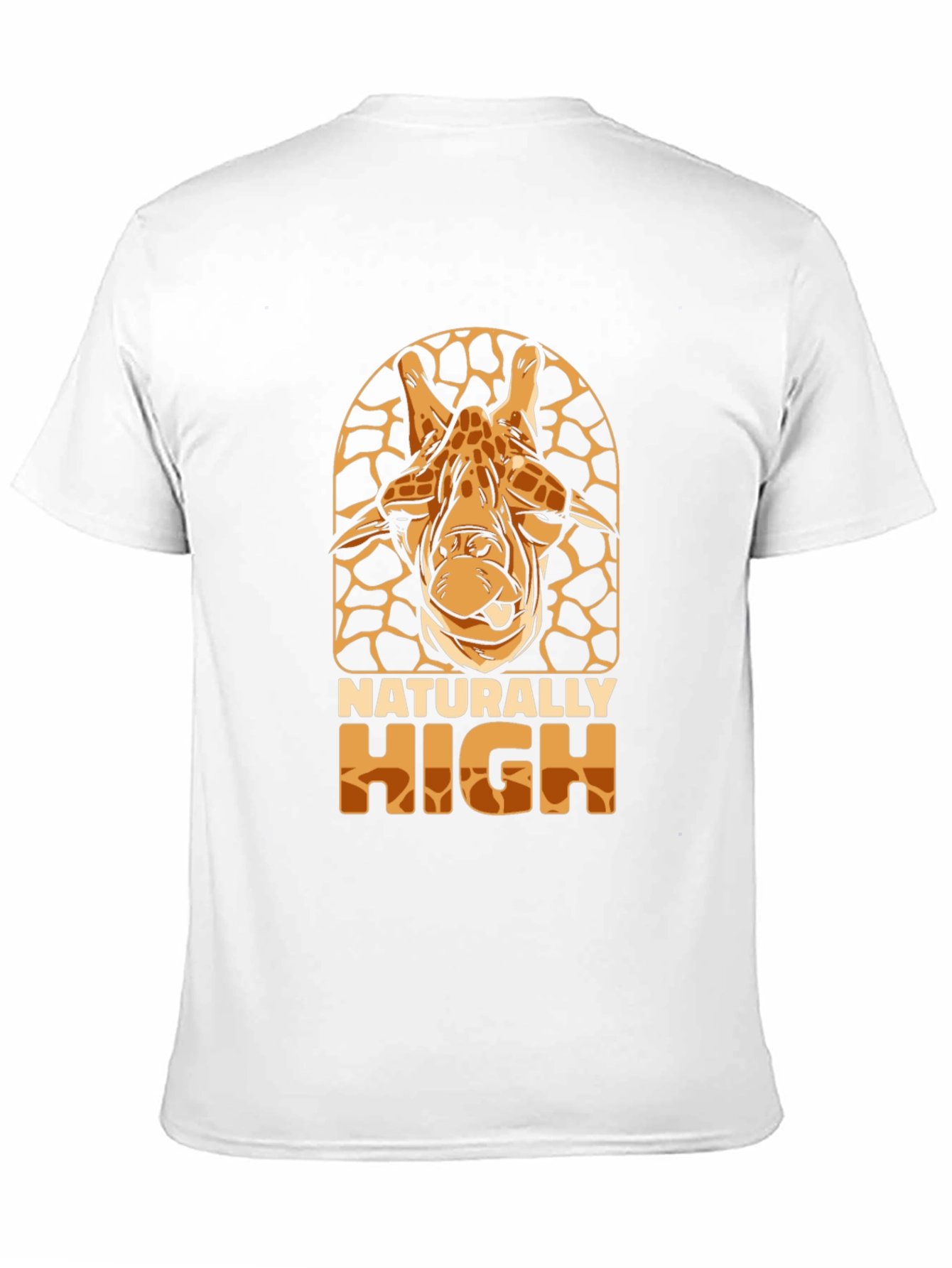 Black Naturally High Giraffe Graphic T-Shirt view 11