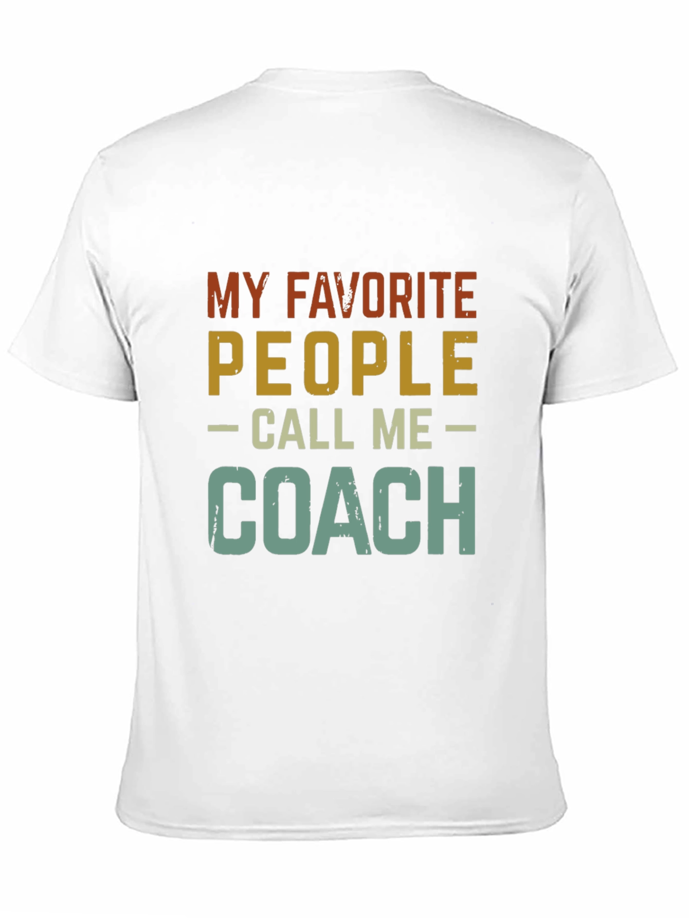 Black My Favorite People Call Me Coach T-Shirt view 11