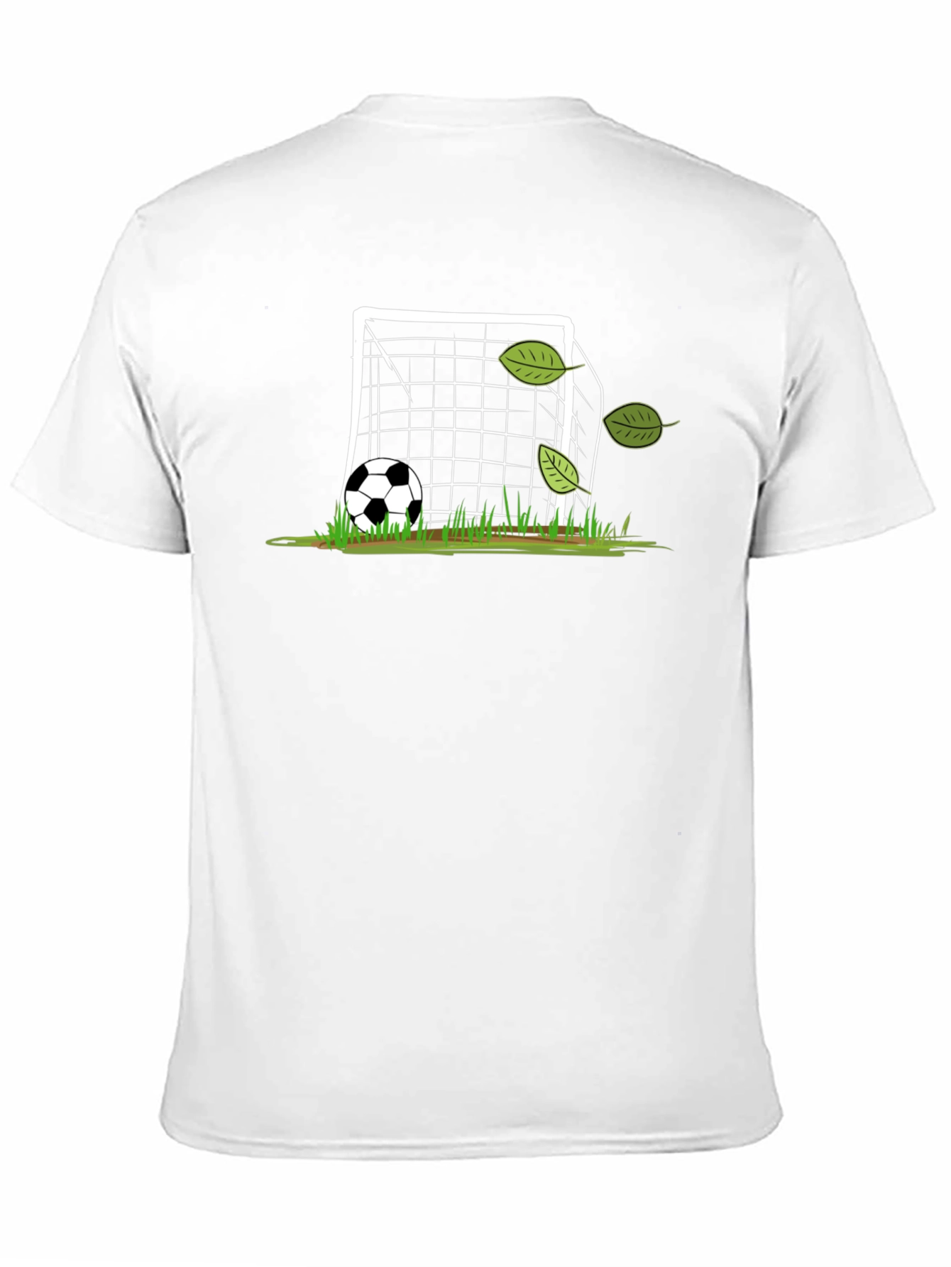 Black Soccer Goal T-Shirt view 11