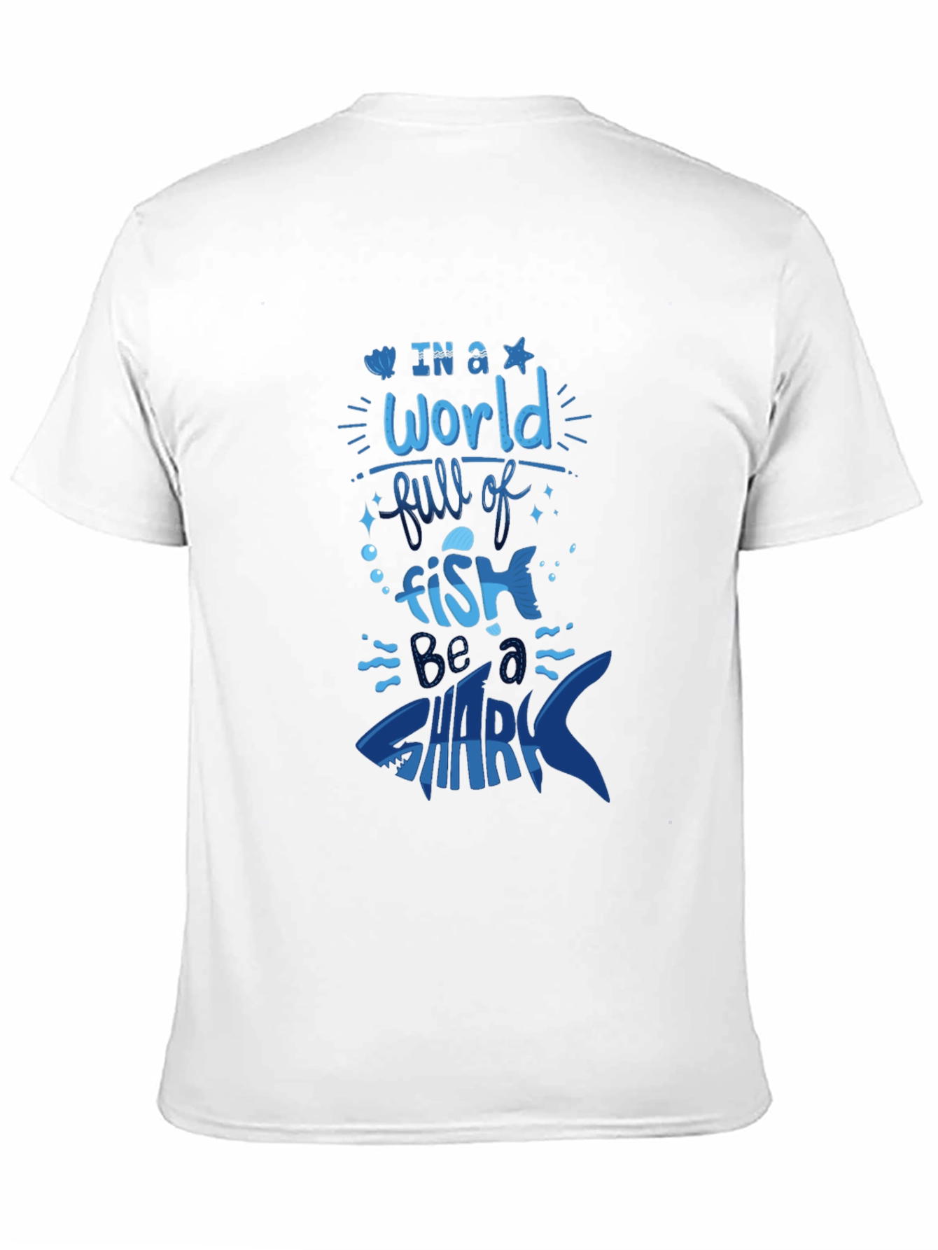 Black Be a Shark T-Shirt - Bold Graphic Tee view 11