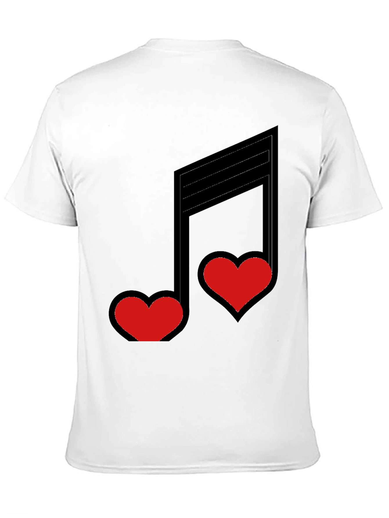 Black Love Notes Black Graphic Tee view 11