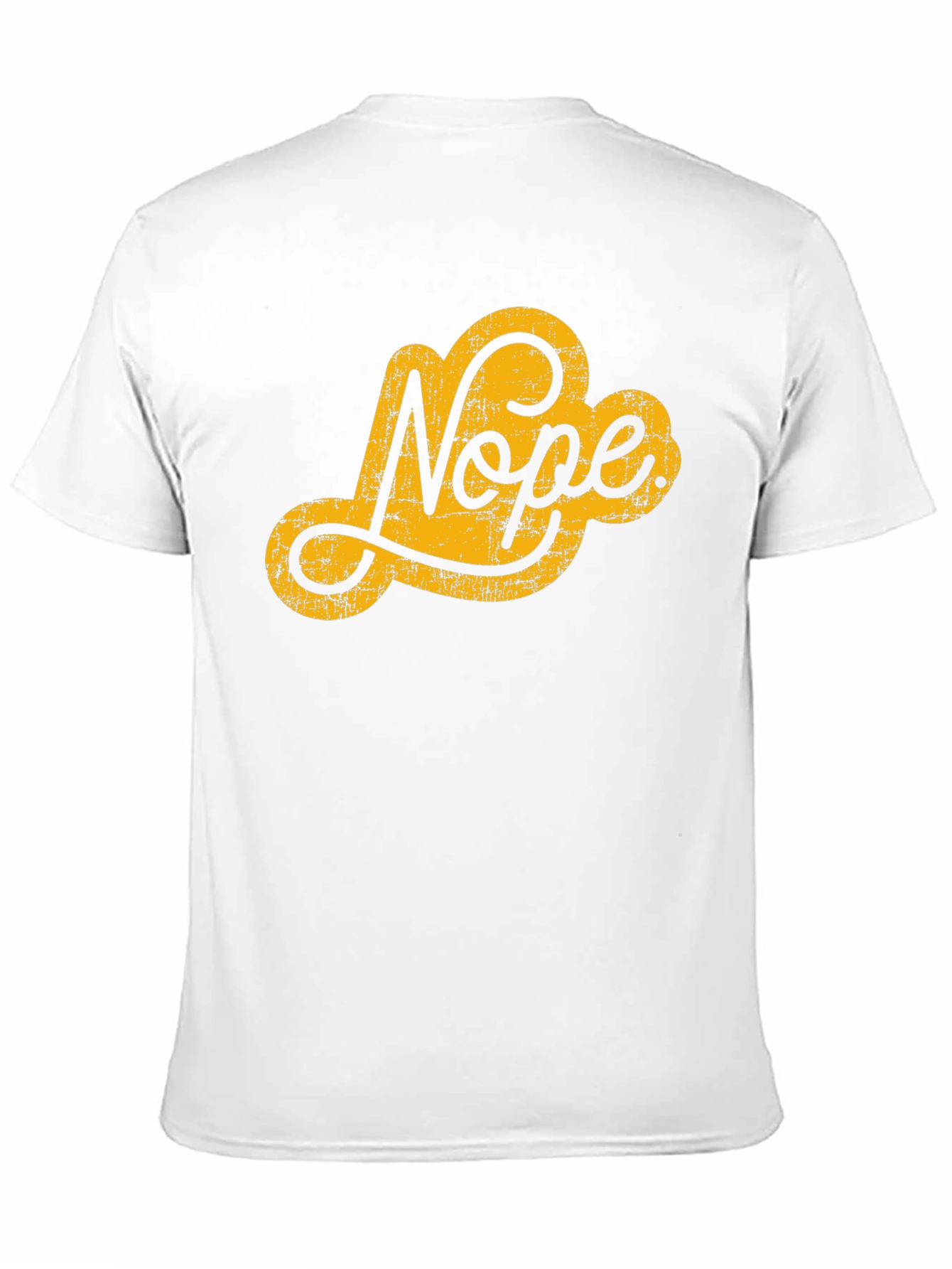 Black Nope Graphic Tee - Black Crew Neck T-Shirt view 11