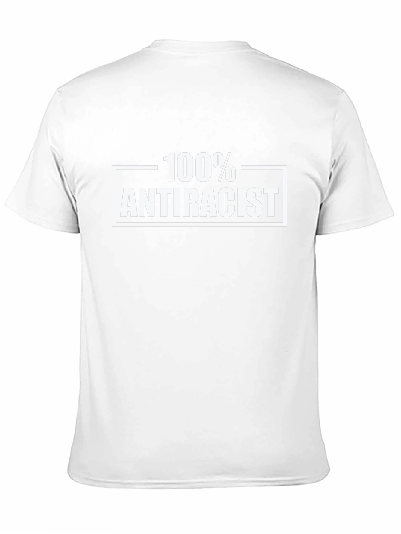 Black 100% Antiracist Graphic T-Shirt - Black view 11