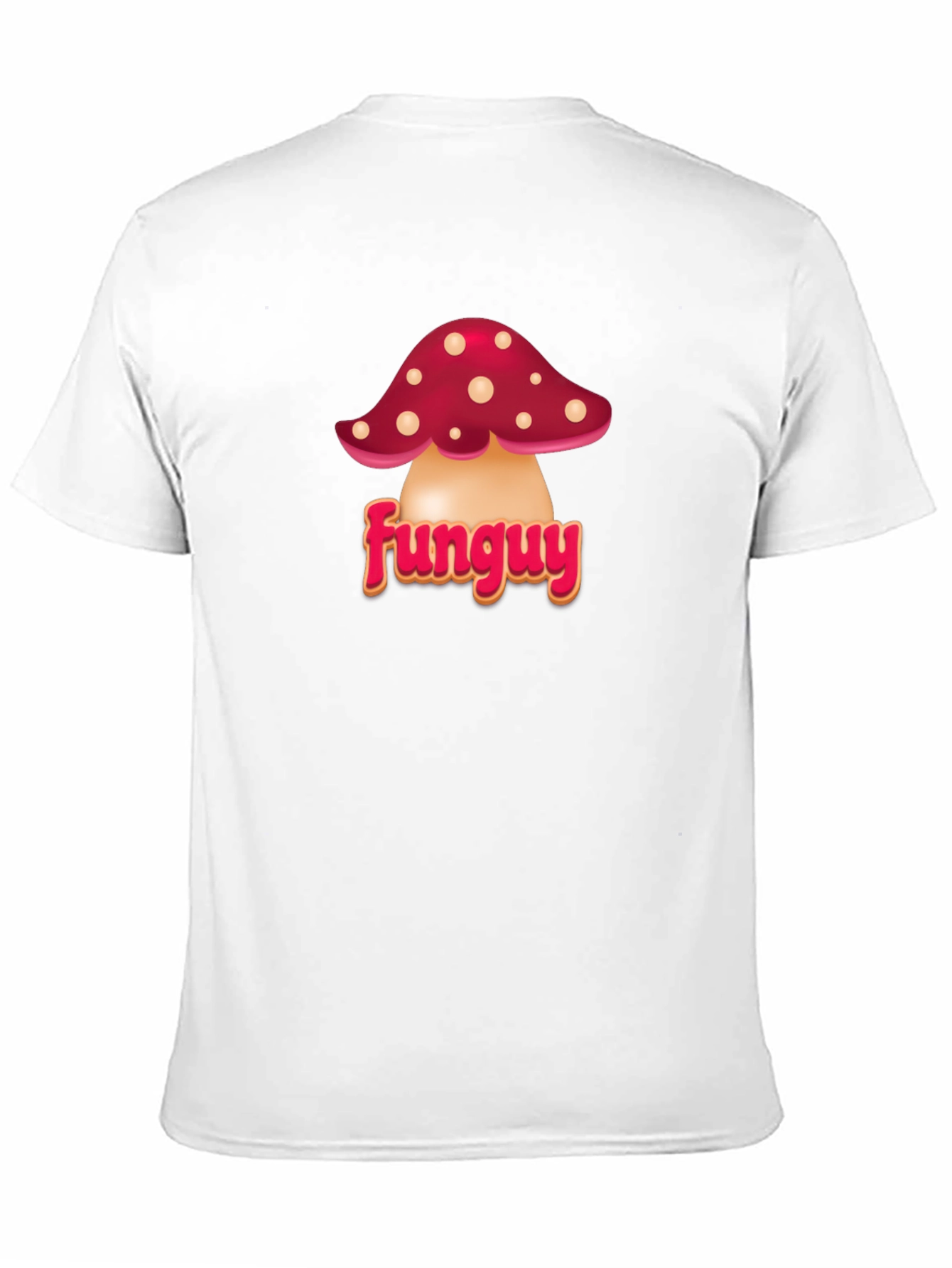 Black FunGuy Mushroom Graphic Tee - Black Cotton T-Shirt view 11