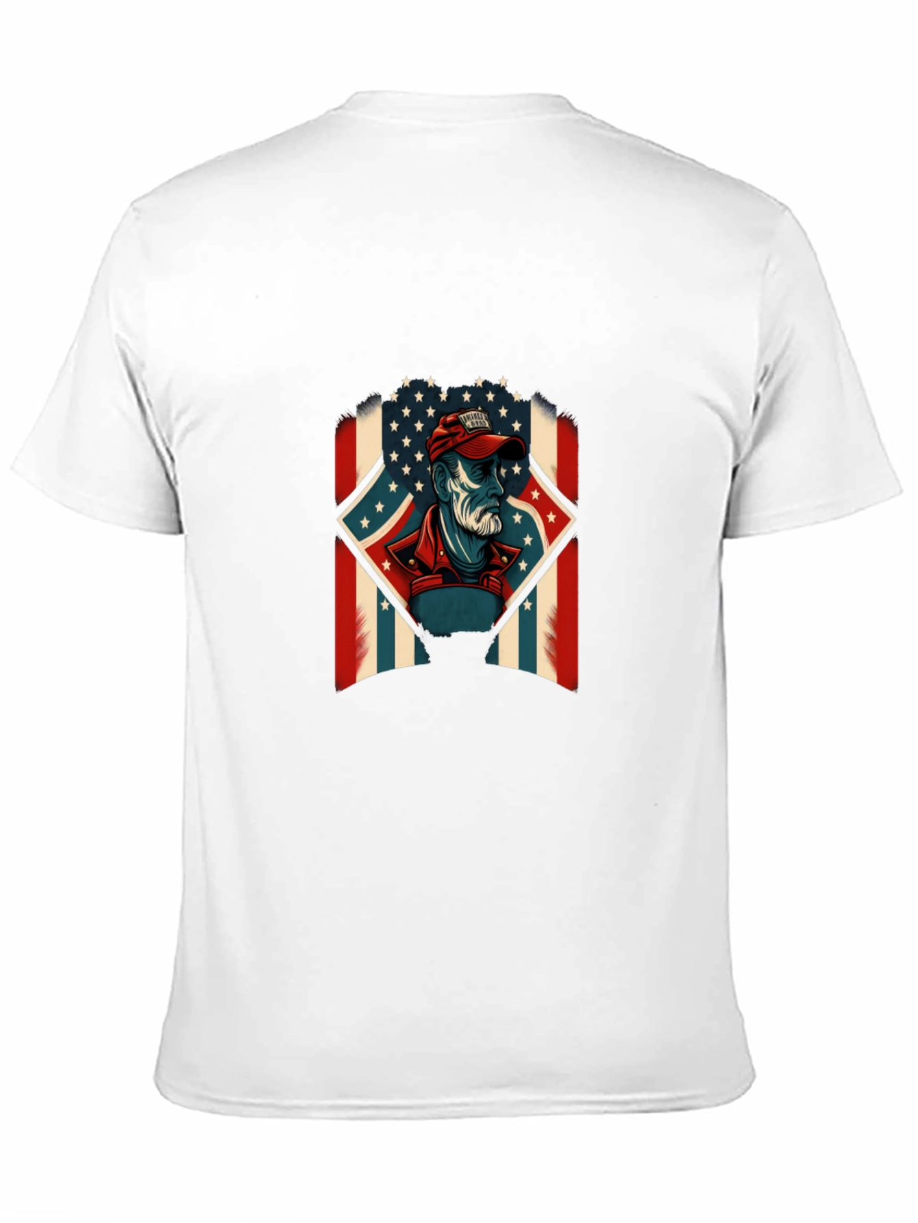 Black American Patriot Graphic T-Shirt - Patriotic Design view 11
