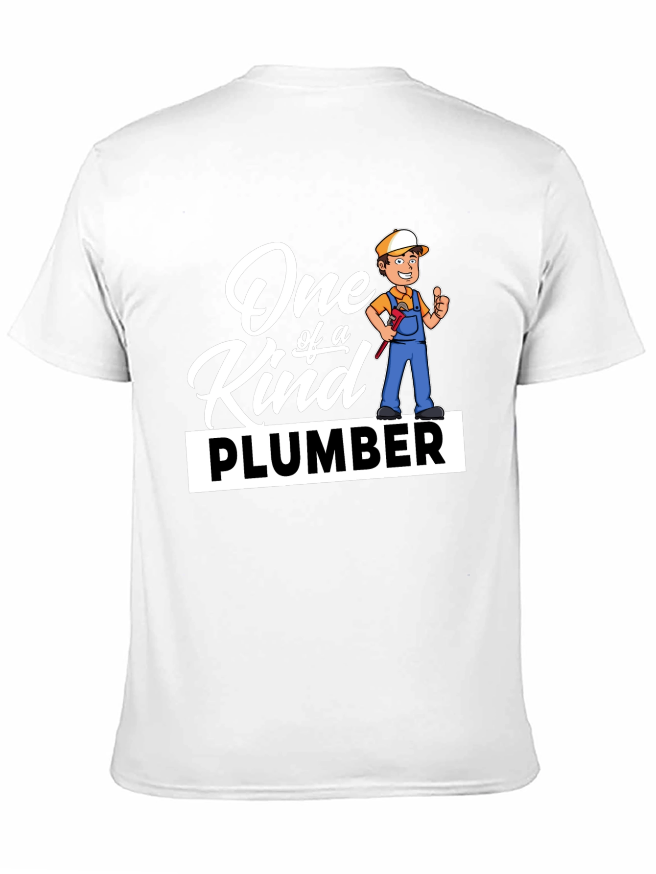 Black One of a Kind Plumber Graphic T-Shirt view 11
