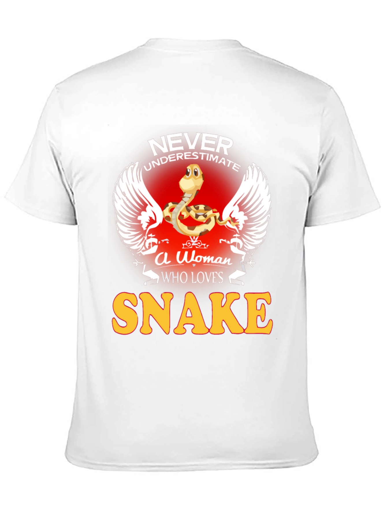 Black Never Underestimate A Woman Who Loves Snakes Tee view 11