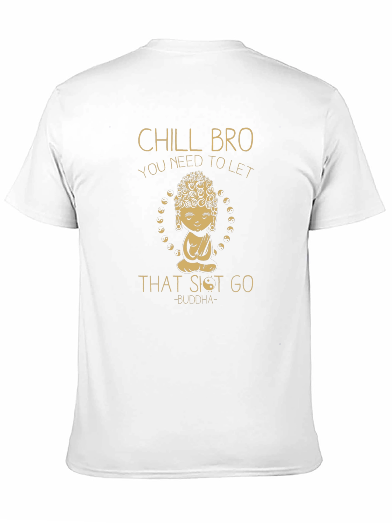 Black Chill Bro Buddha Graphic T-Shirt view 11