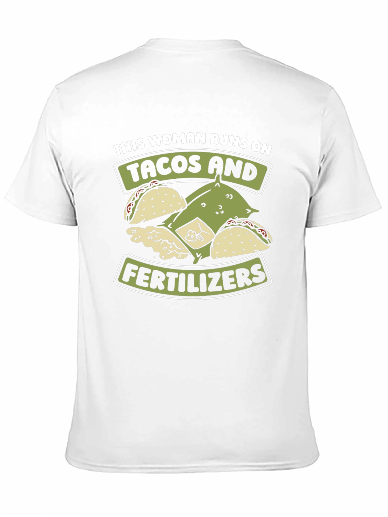Black Tacos and Fertilizer T-Shirt view 11