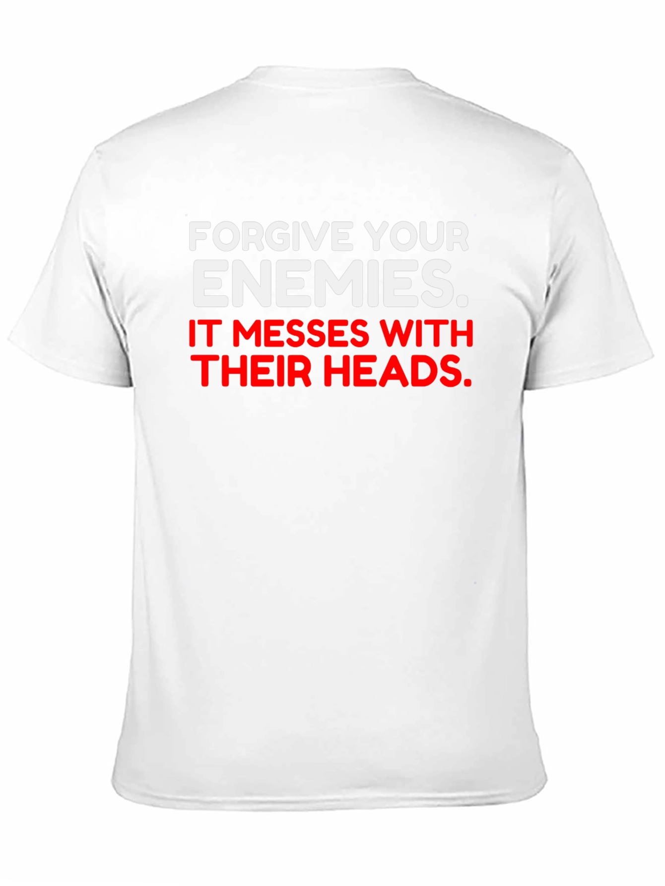 Black Forgive Your Enemies Graphic Tee view 11