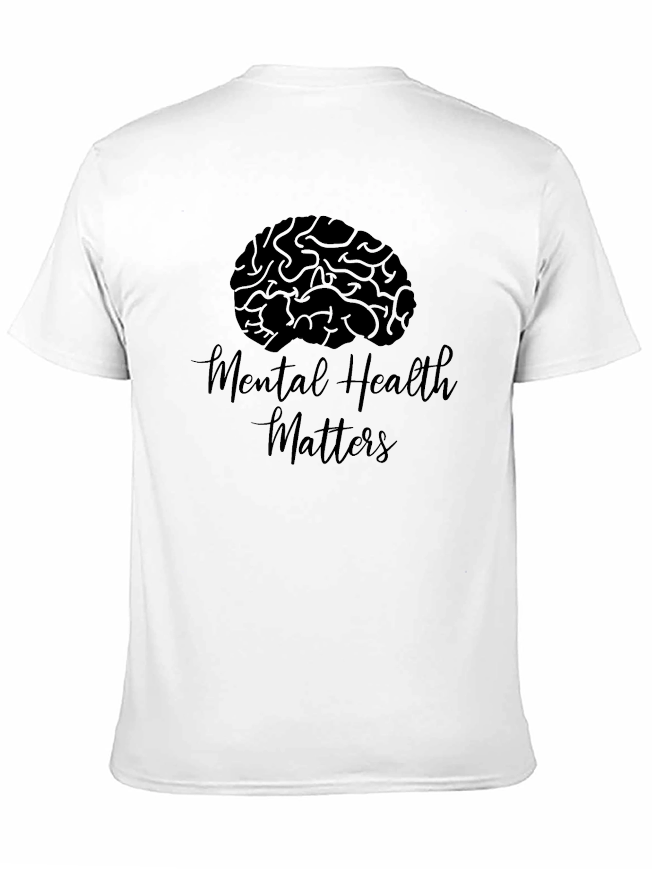 Black Mental Health Matters Graphic Tee - Black view 11