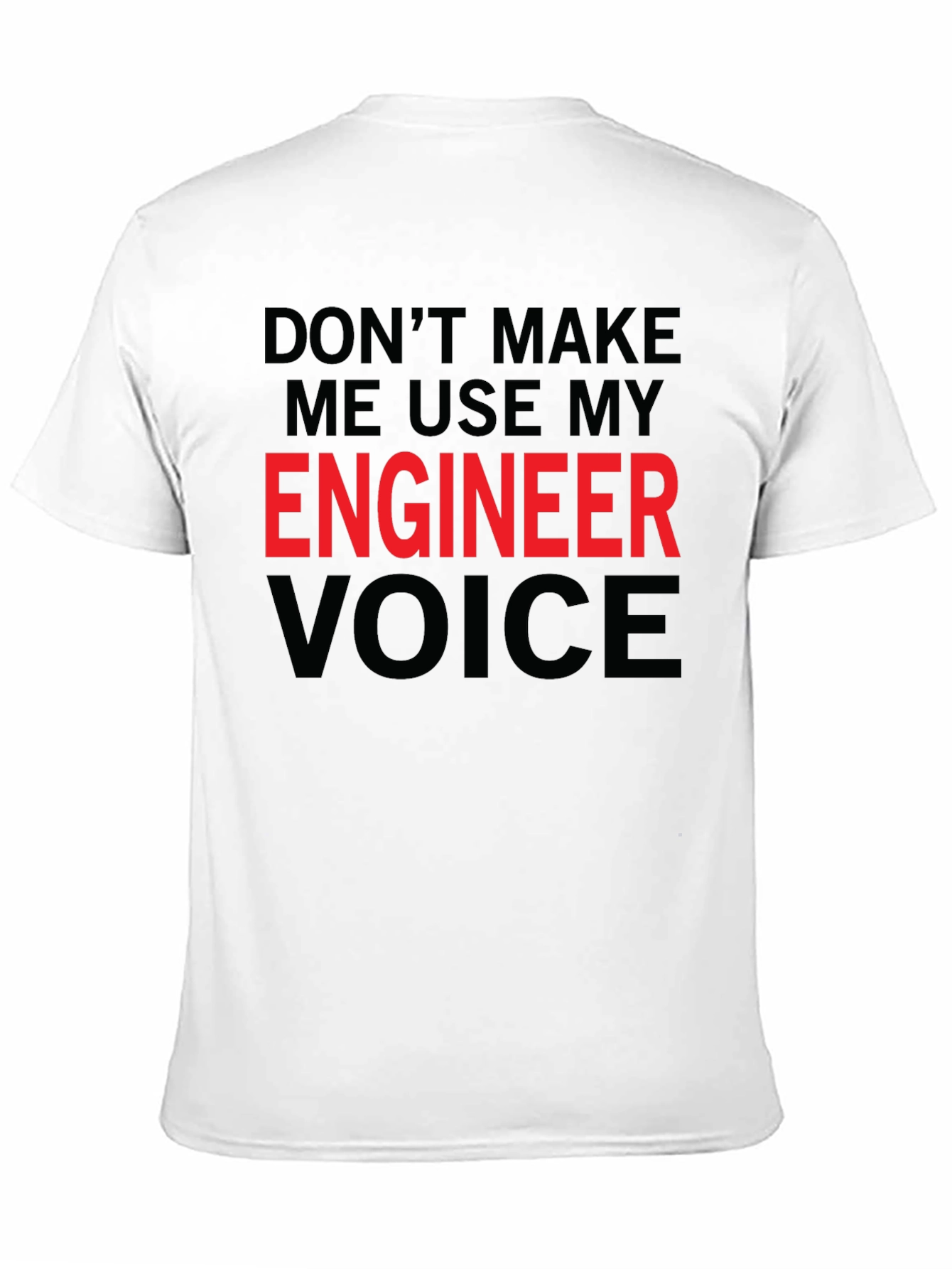 Black Engineer Voice Graphic Tee view 11