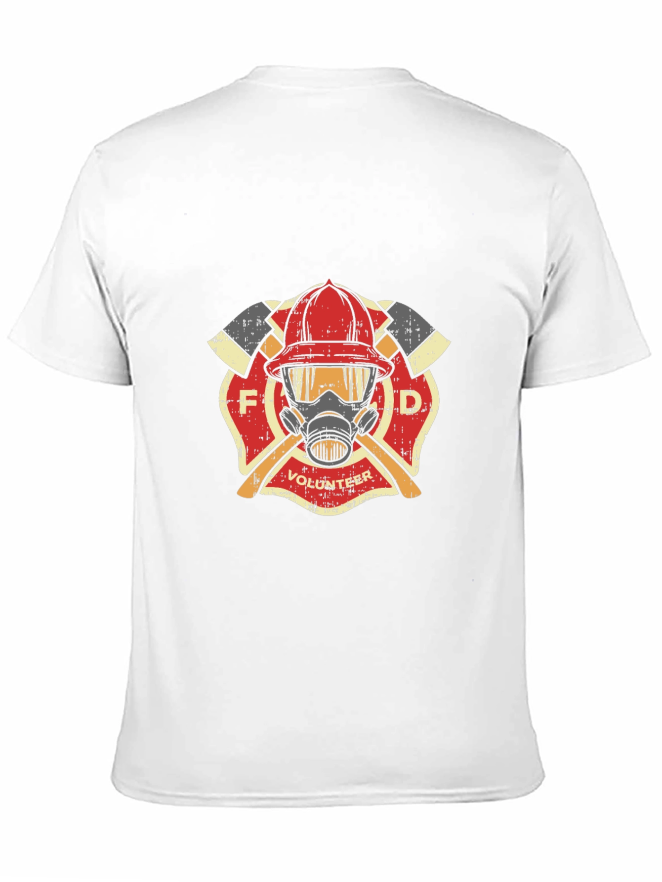 Firefighter Volunteer Graphic Tee - Black - 11