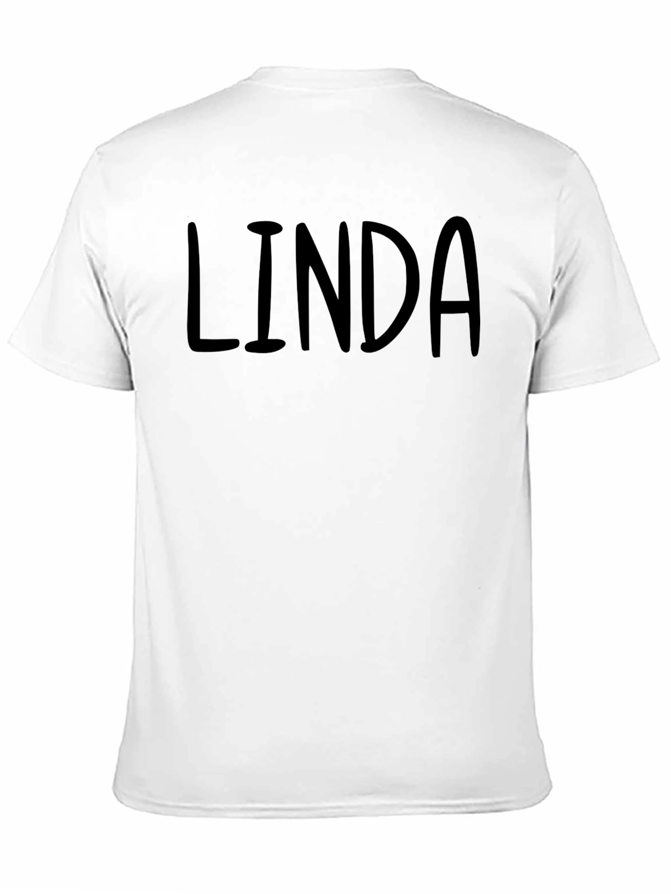 Black Linda Personalized Black Graphic Tee view 11