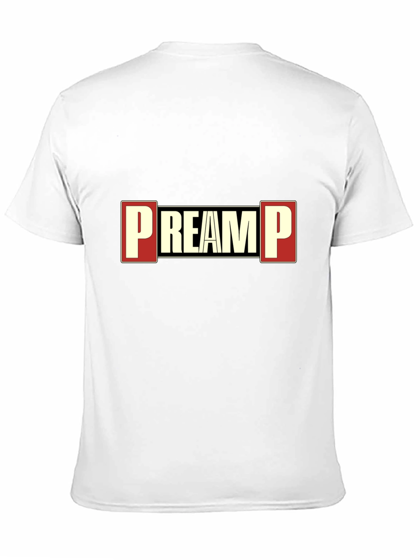Black PREAMP Graphic Tee - Black Cotton Blend T-Shirt view 11
