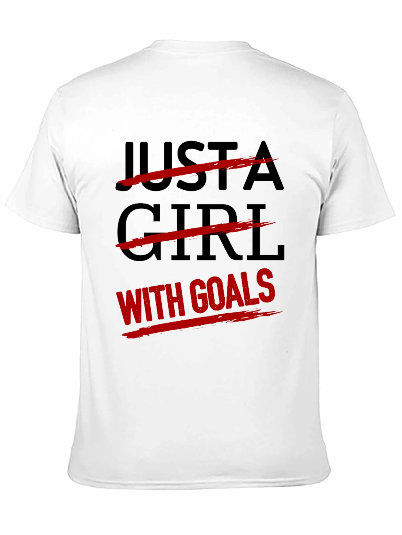 Black Goal-Getter Graphic Tee: Black Cotton T-Shirt view 11