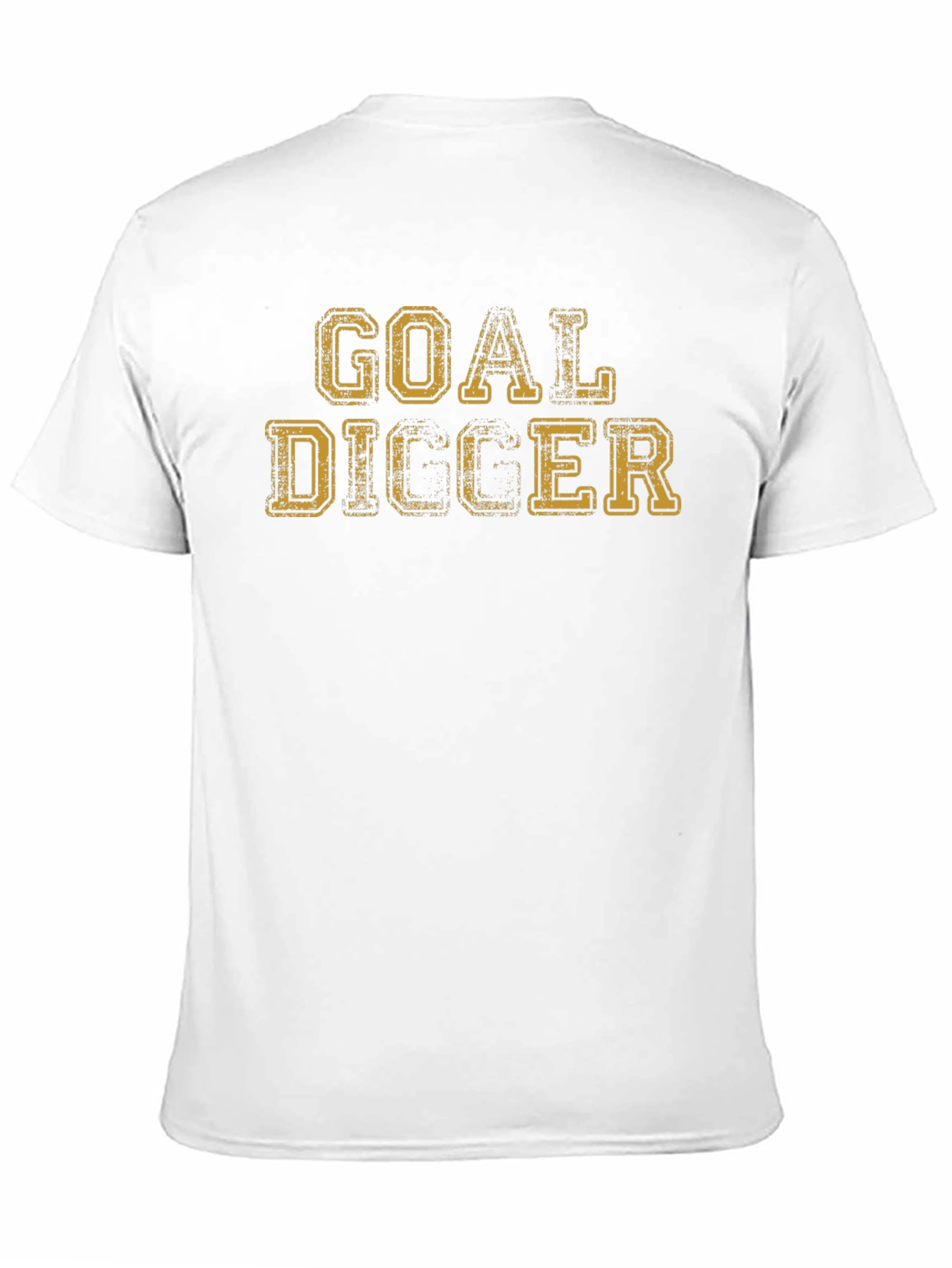 Black Goal Digger Graphic T-Shirt - Black Crew Neck Tee view 11