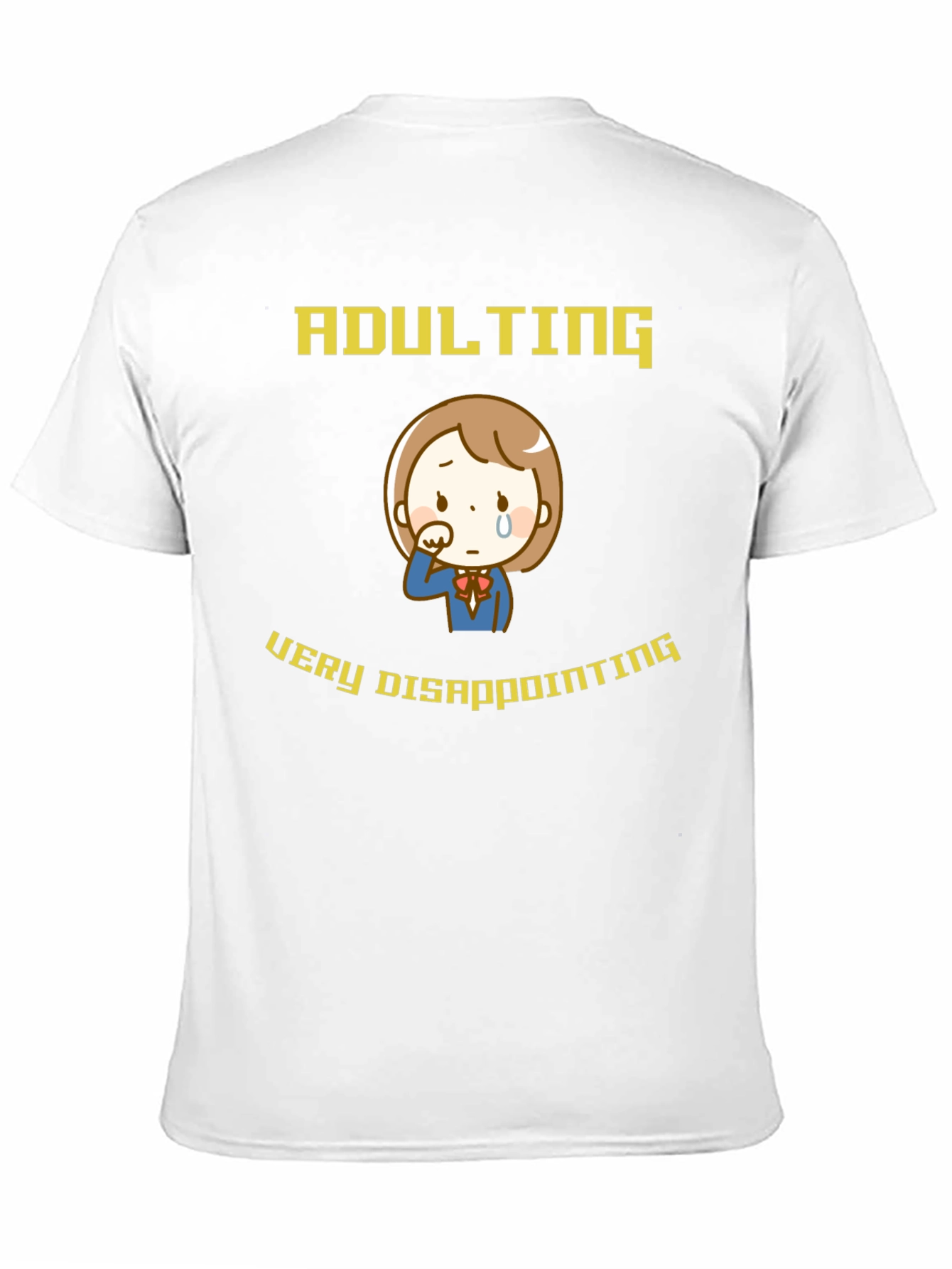 Black Adulting Disappointing T-Shirt view 11