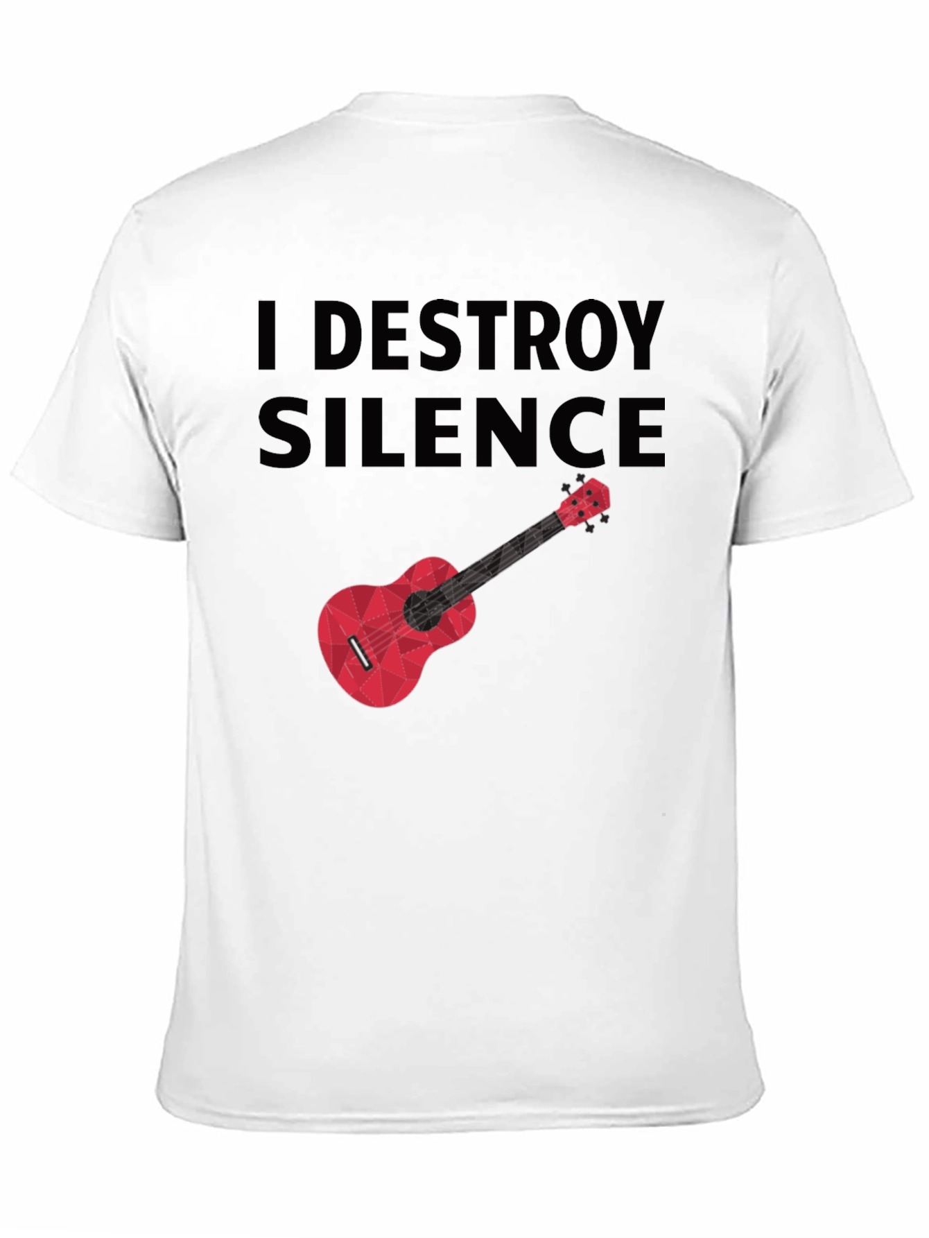 Black I Destroy Silence Graphic Tee view 11