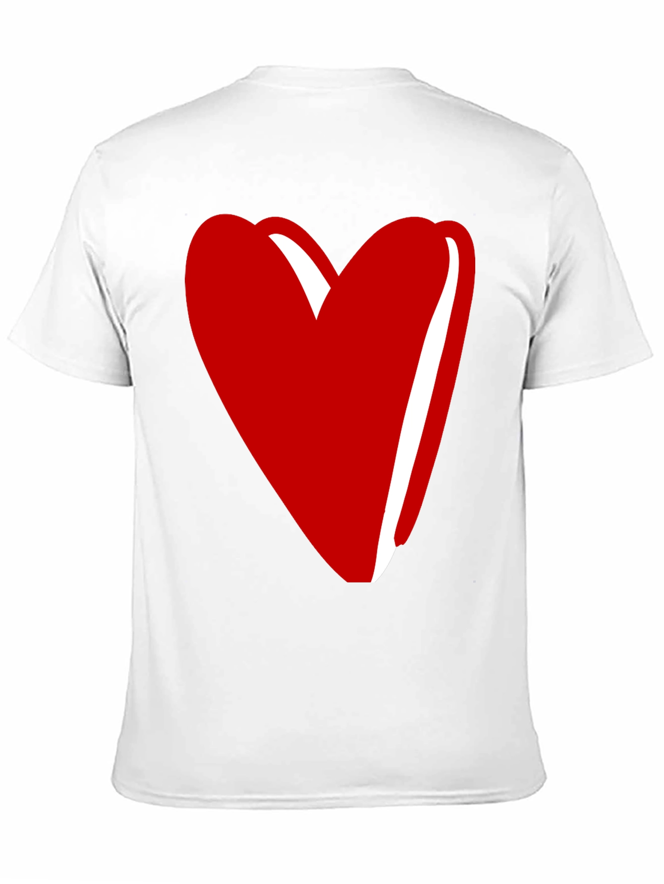 Black Heart Graphic Tee - Stylish Unisex Crew Neck T-Shirt view 11