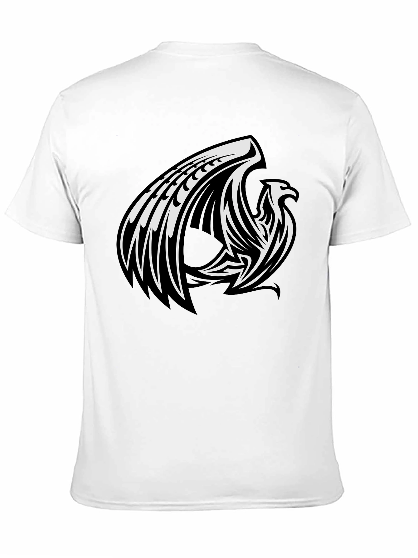 Black Phoenix Graphic Black T-Shirt view 11