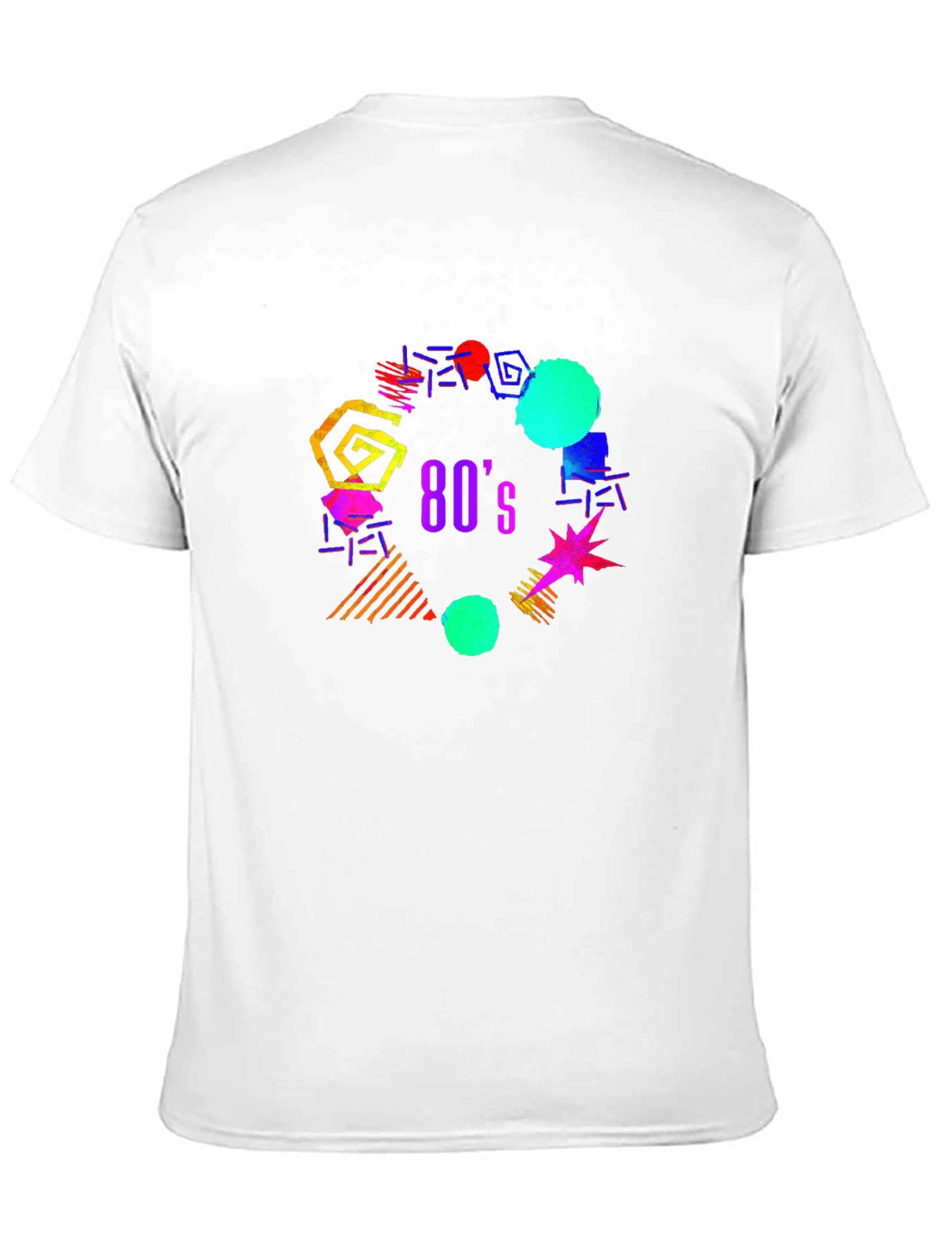 Black 80's Retro Graphic T-Shirt - Black view 11