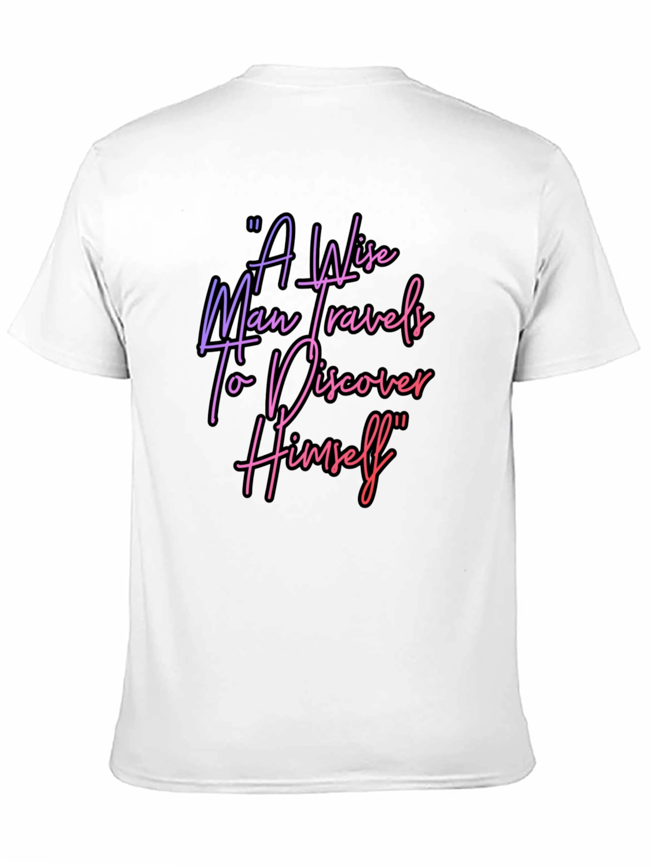 Black Wise Man Travels T-Shirt view 11