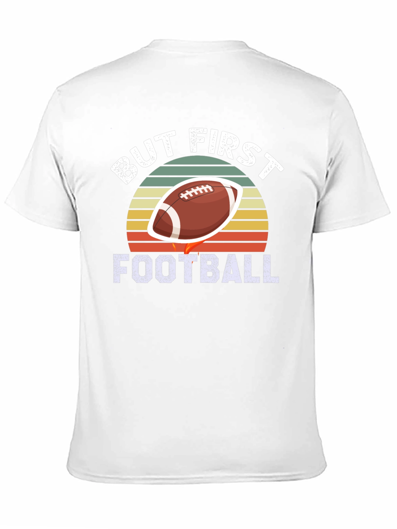Black But First Football Graphic Tee - Stylish & Sporty view 11