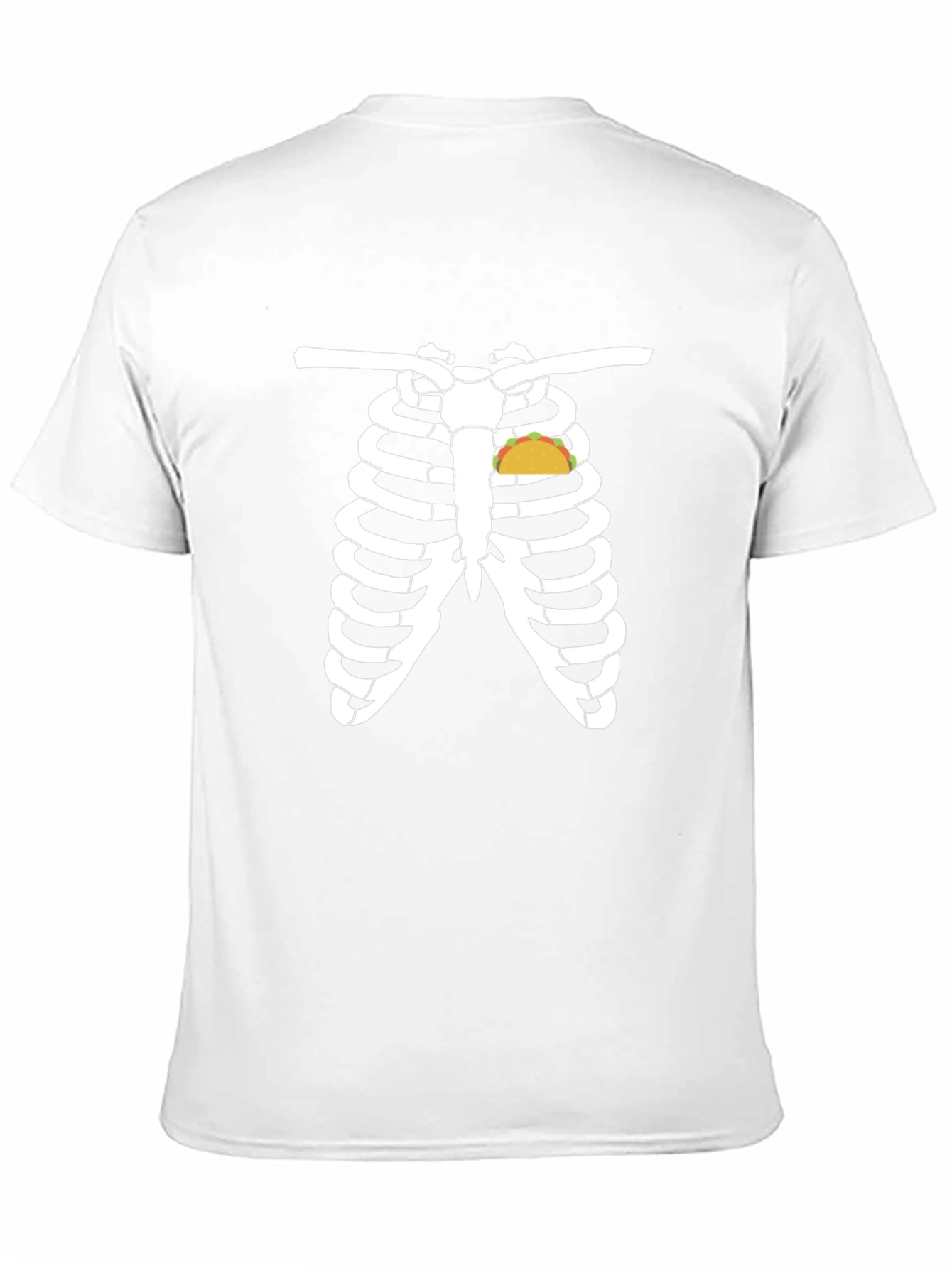 Black Taco Skeleton Ribcage Graphic Tee view 11