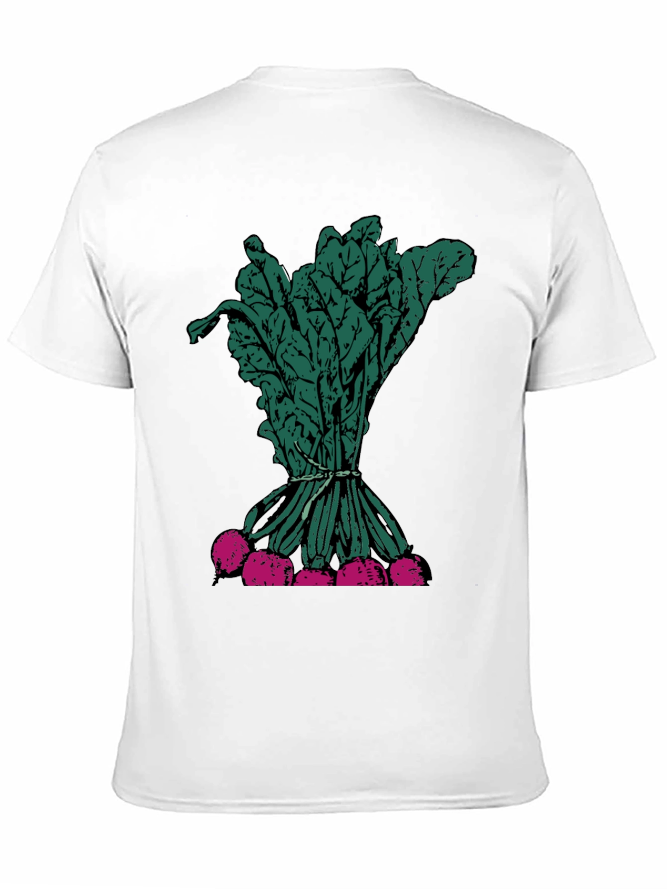 Black Radish Graphic Tee - Fresh Vegetable Print view 11