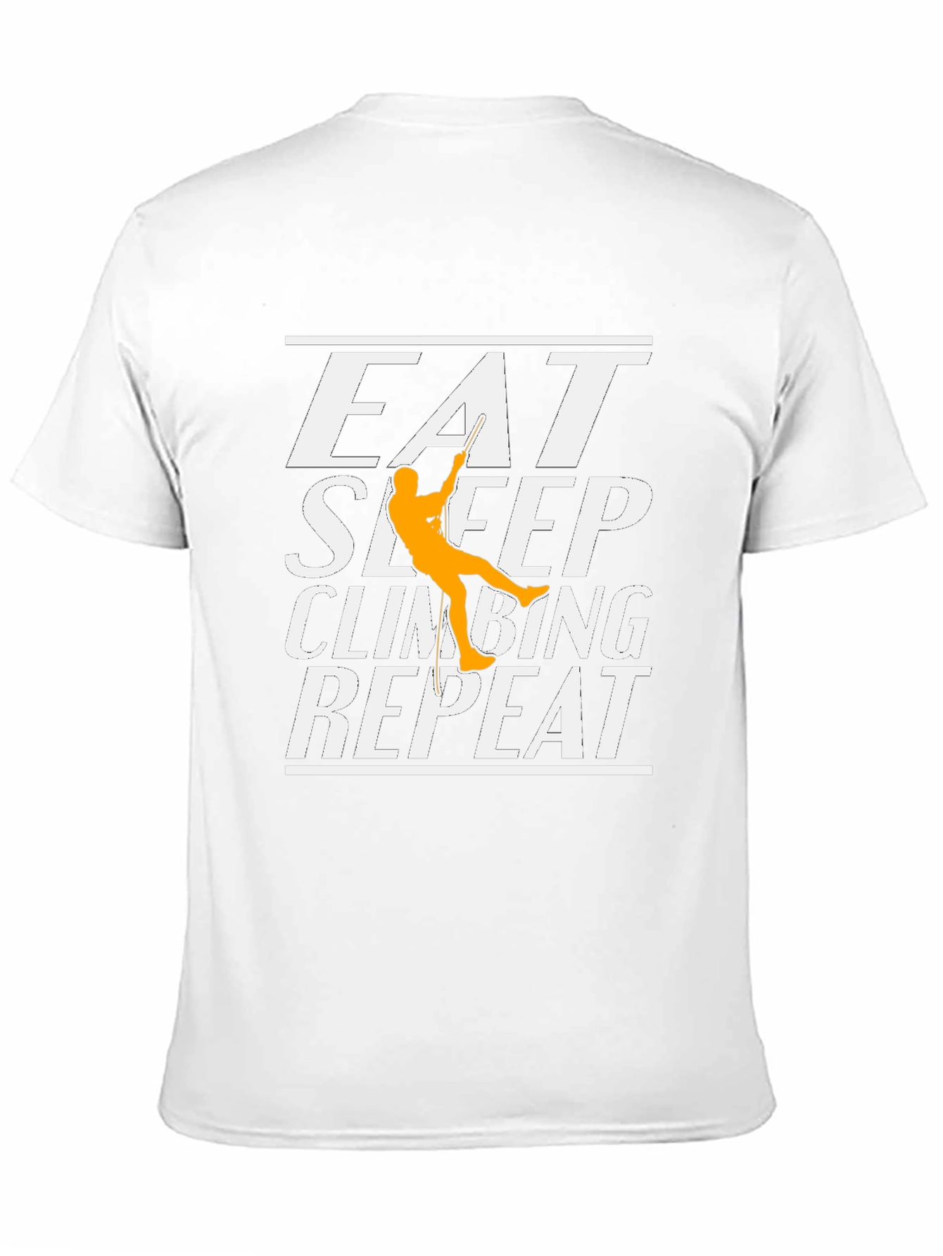 Black Eat Sleep Climbing Repeat T-Shirt view 11