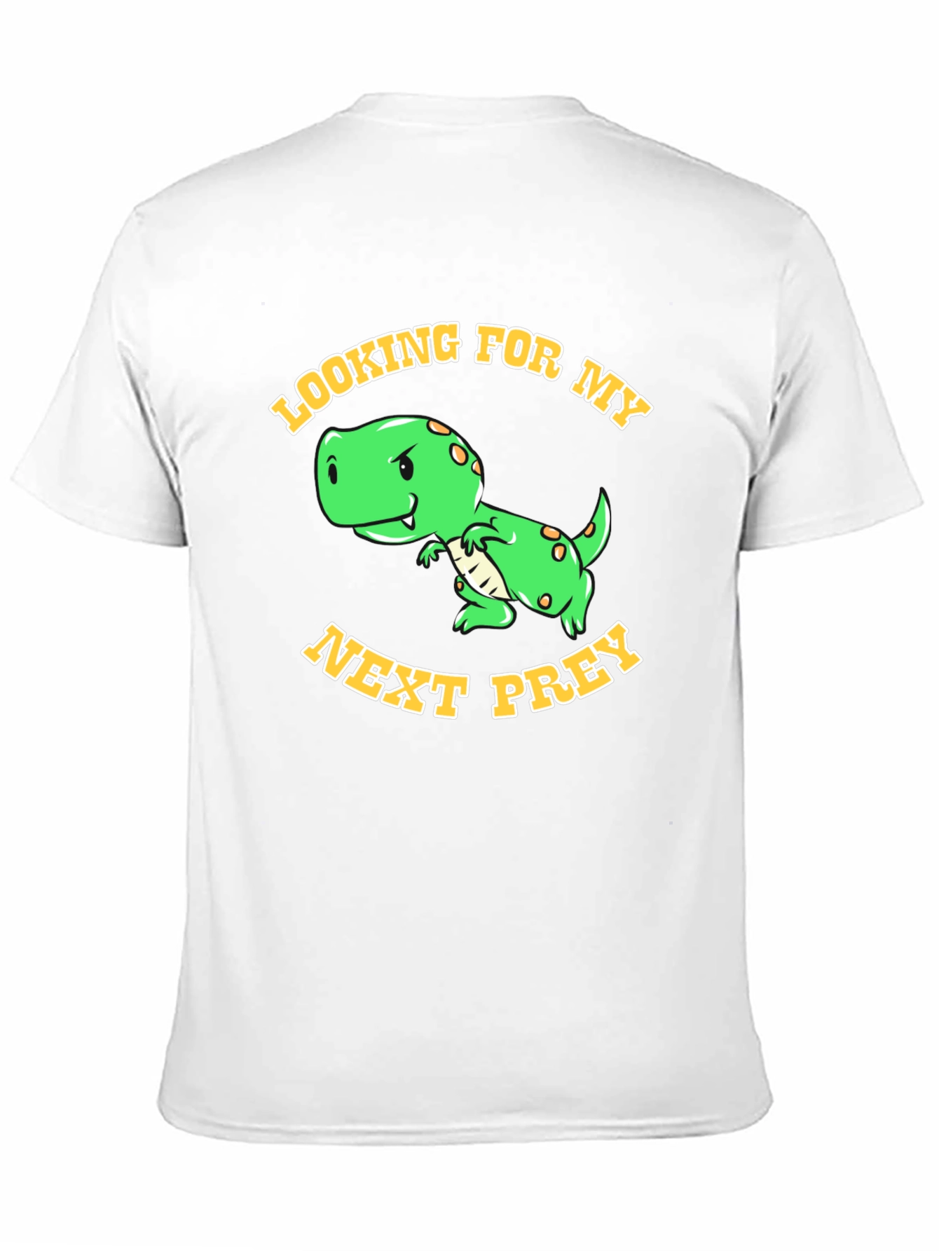 Black Dinosaur "Looking for My Next Prey" Graphic T-Shirt view 11