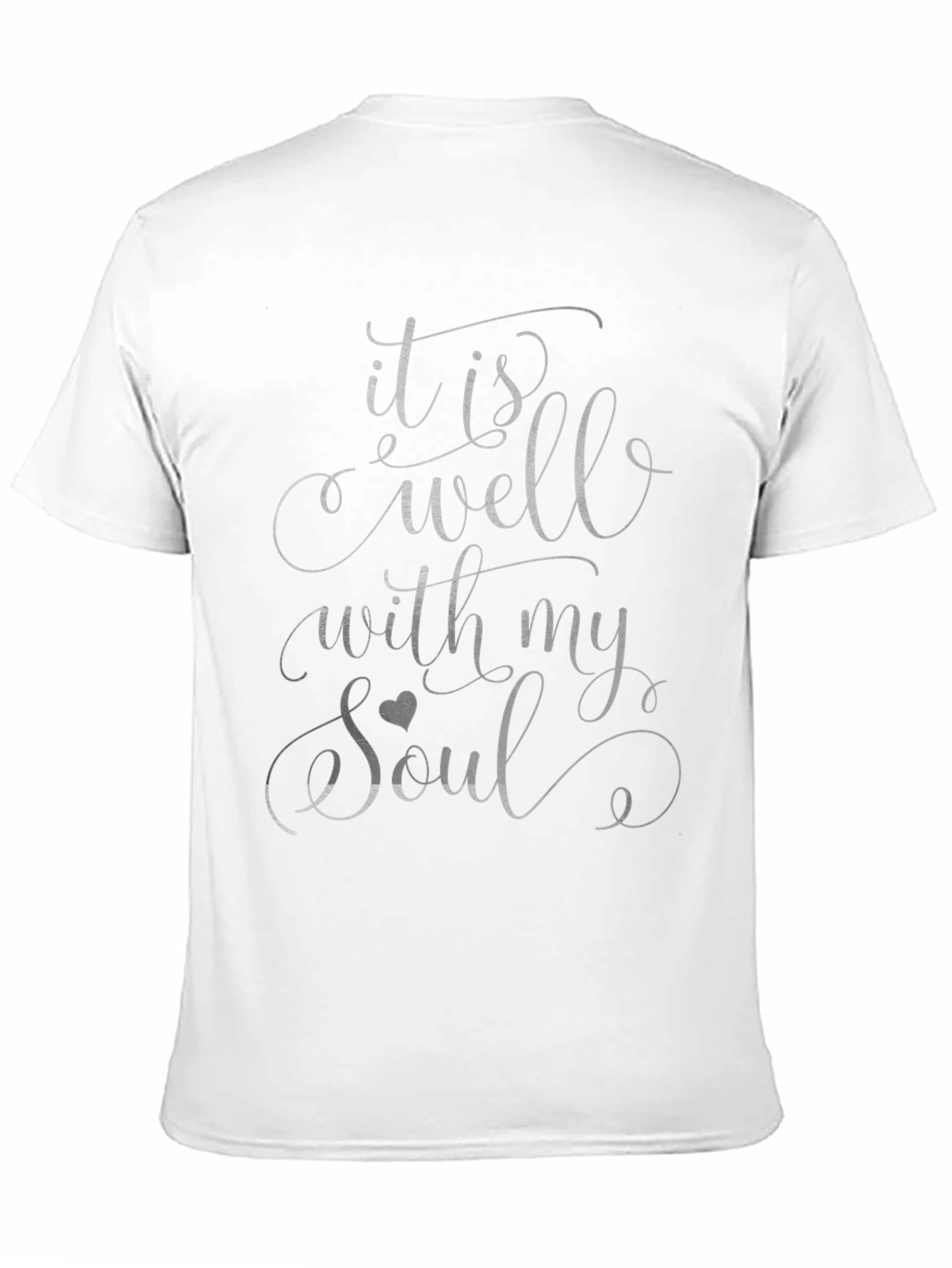 Black It is Well With My Soul Graphic Tee view 11