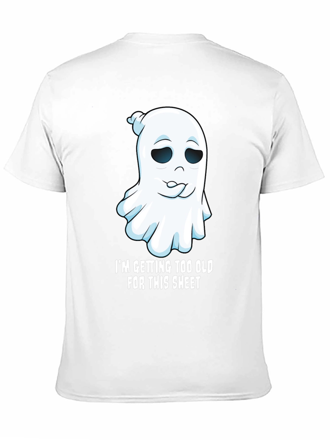 Black Funny Ghost Graphic Tee - I'm Getting Too Old view 11