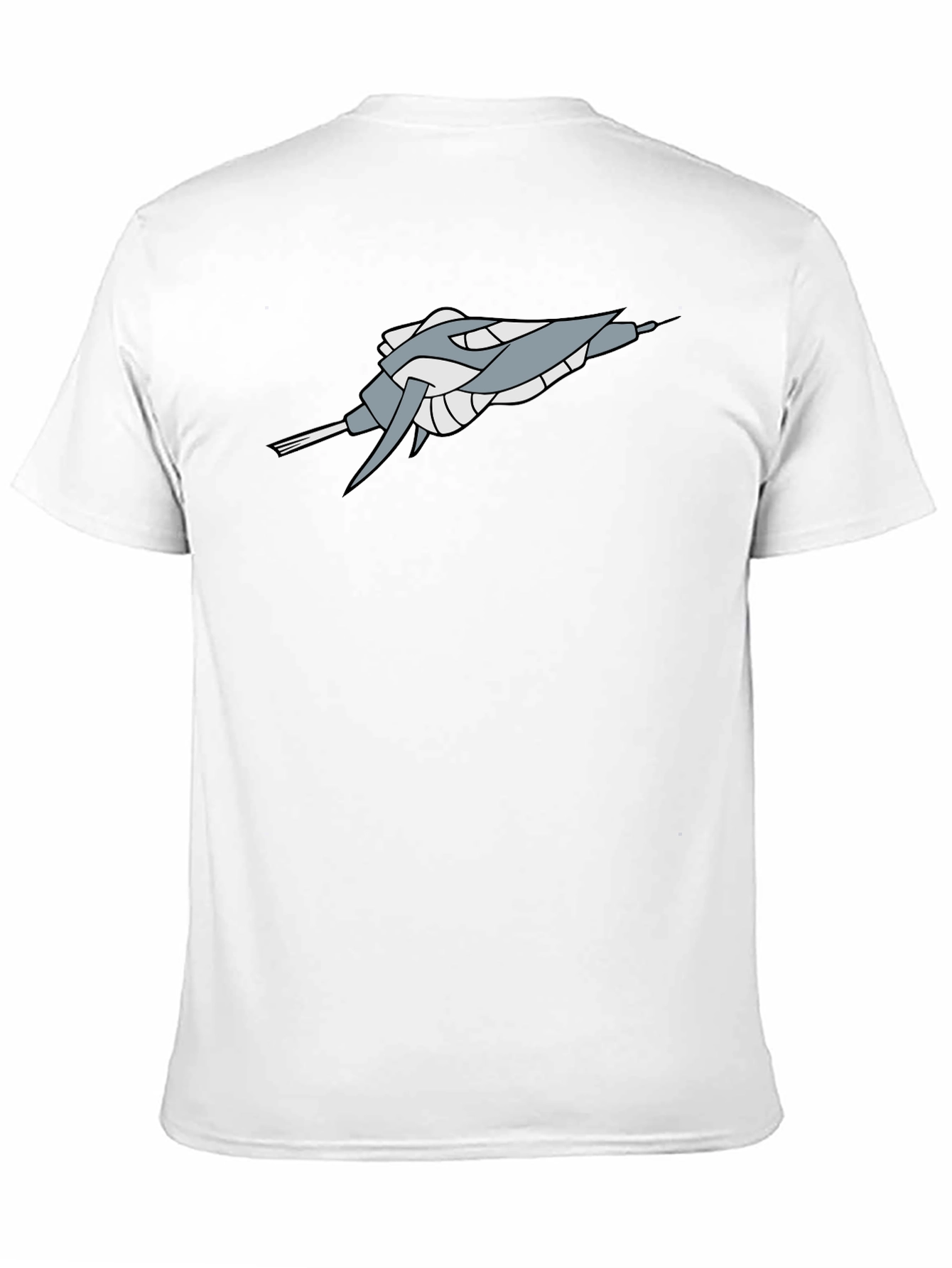 Black Sci-Fi Spaceship Graphic Black Tee - Stylish Geek Chic view 11