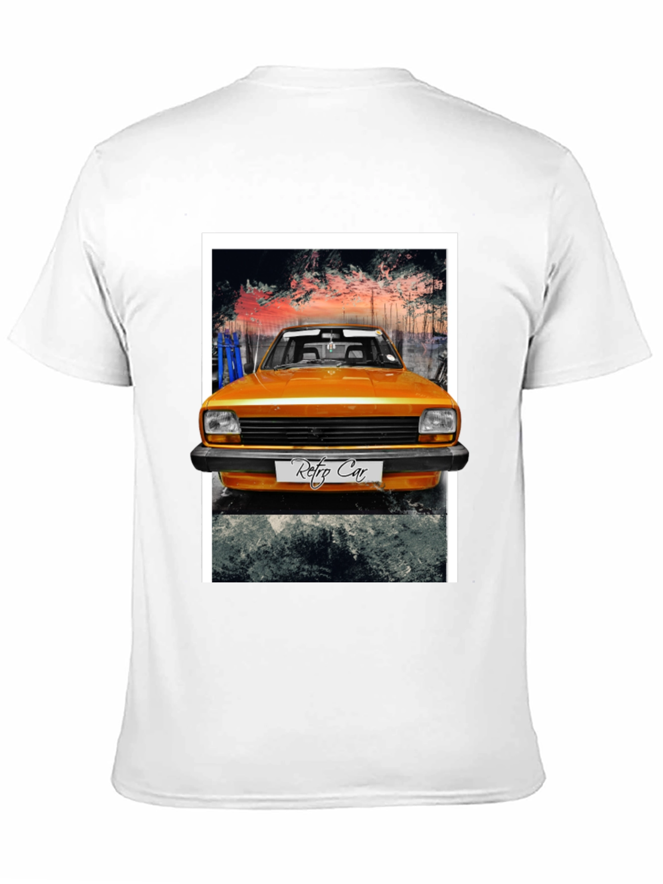 Black Retro Car Graphic T-Shirt - Cool Vintage Style view 11