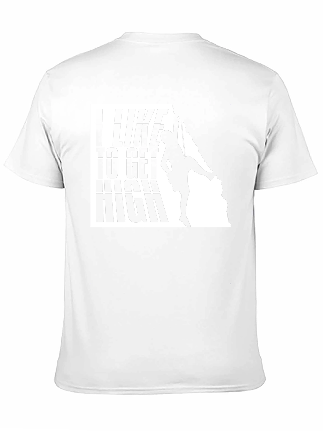 Black Rock Climbing T-Shirt - I Like To Get High view 11