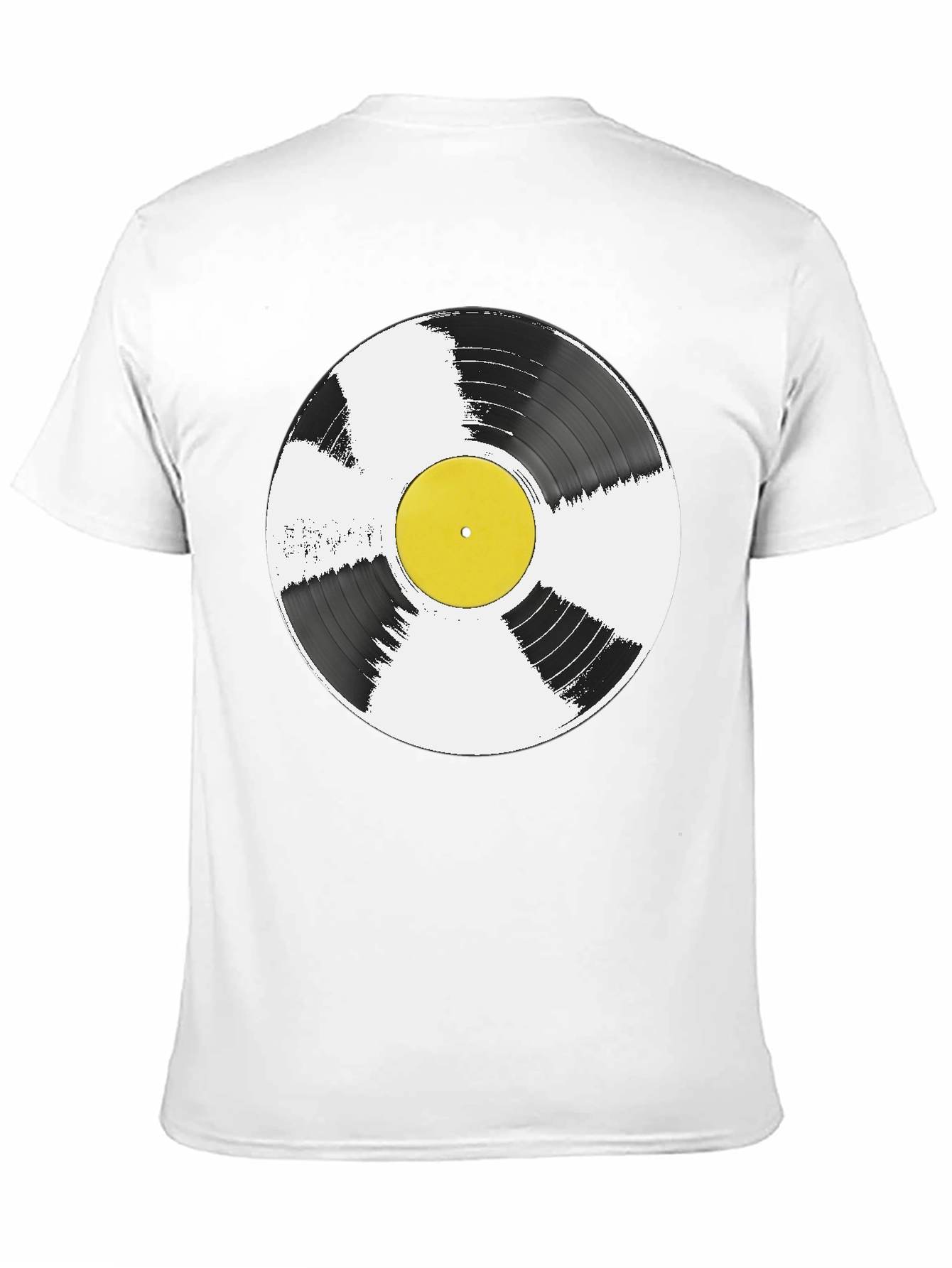Black Vinyl Record Graphic T-Shirt - Music Lover Tee view 11