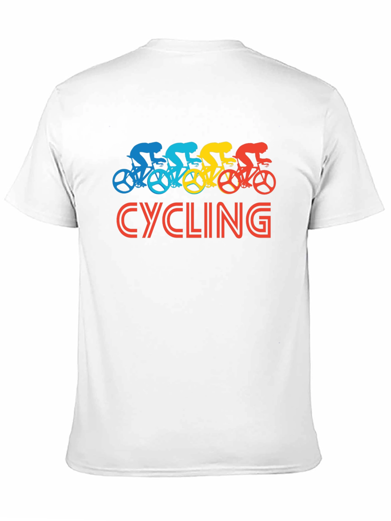 Black Cycling Retro T-Shirt view 11